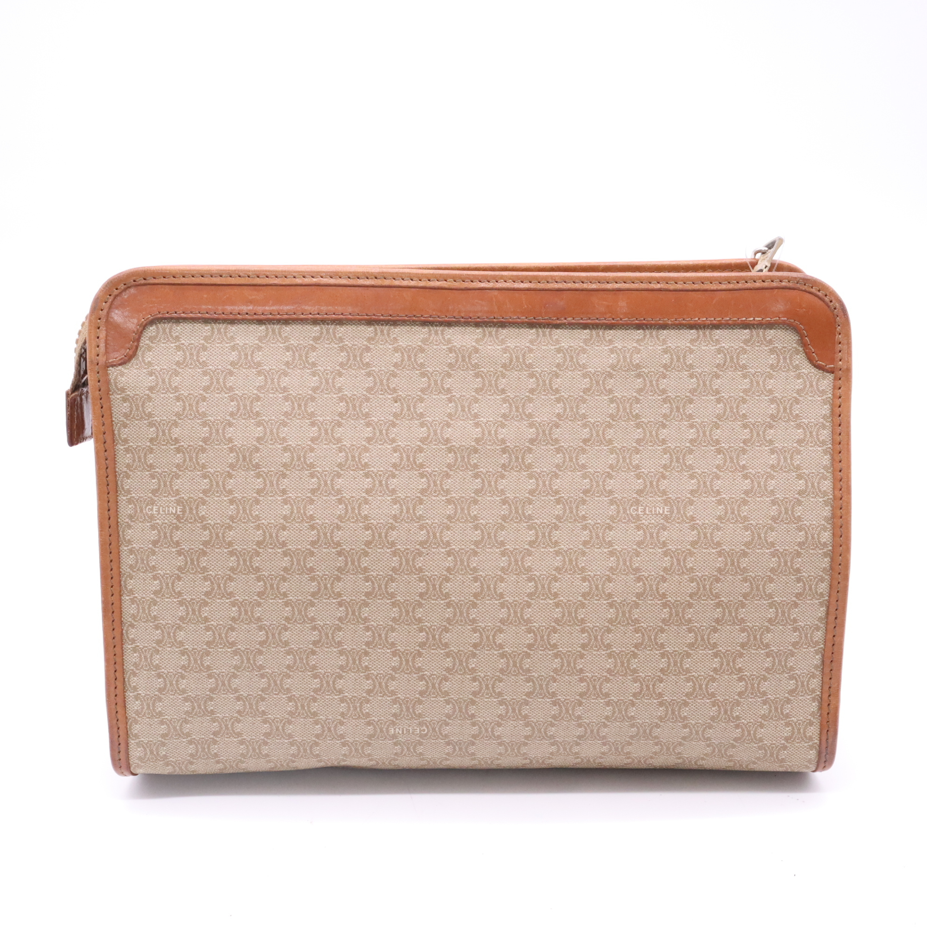Macadam Leather Second Bag, Brown Second Bag — view 2