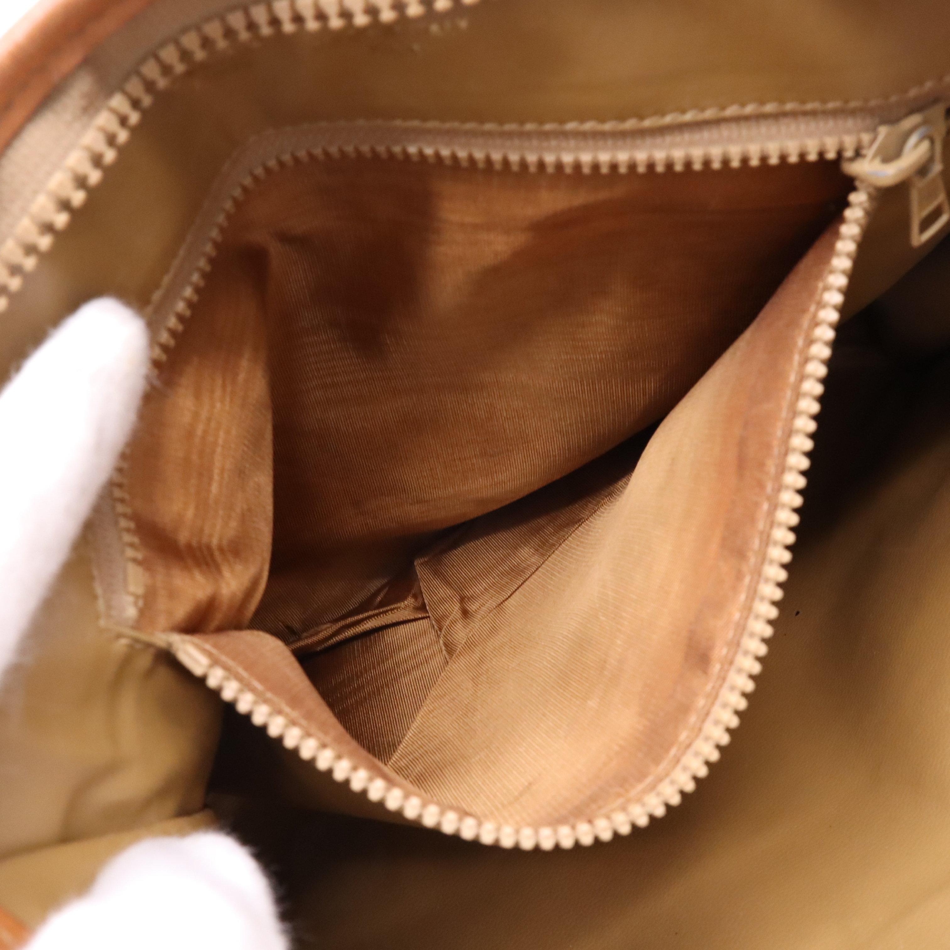 Macadam Leather Second Bag, Brown Second Bag — view 11