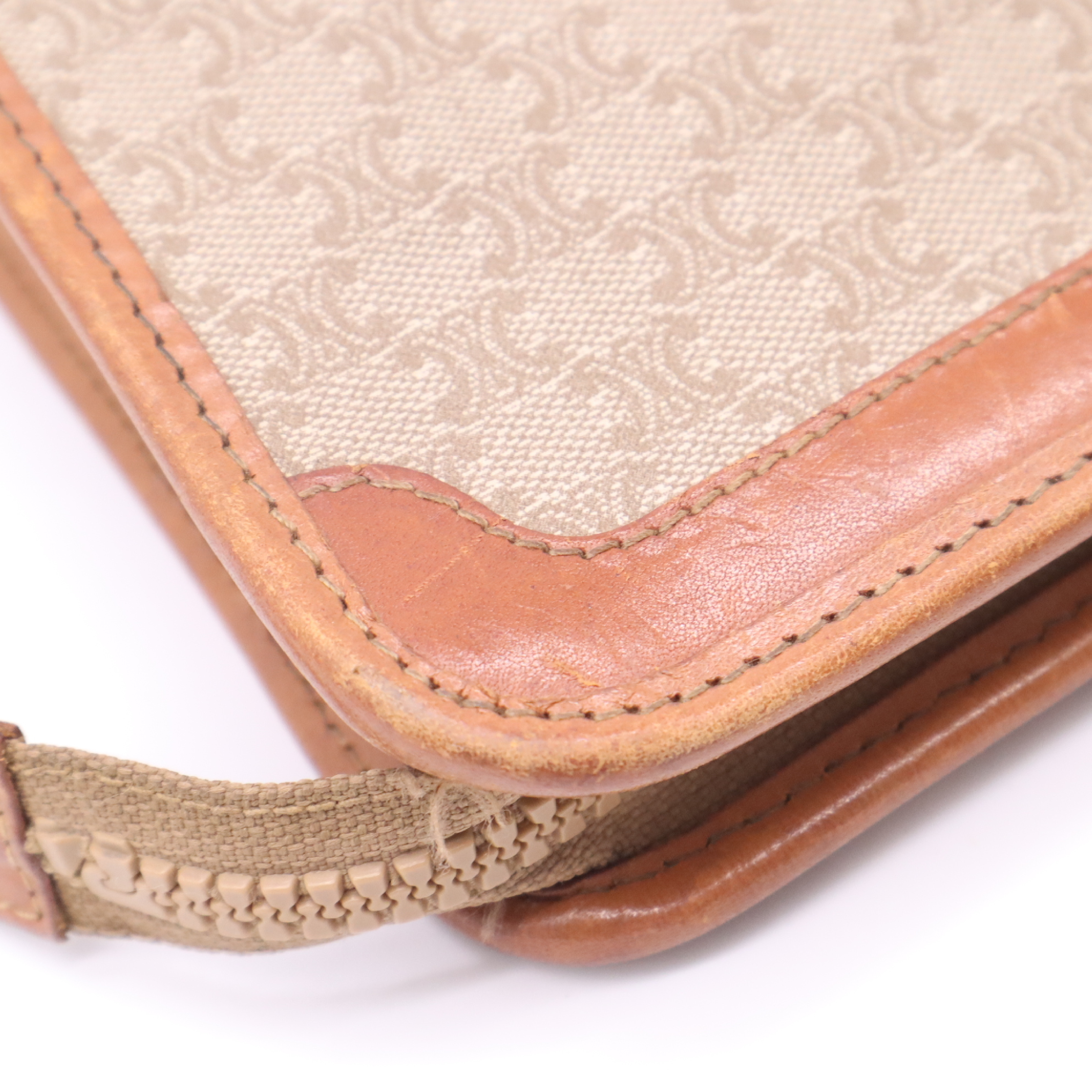 Macadam Leather Second Bag, Brown Second Bag — view 8