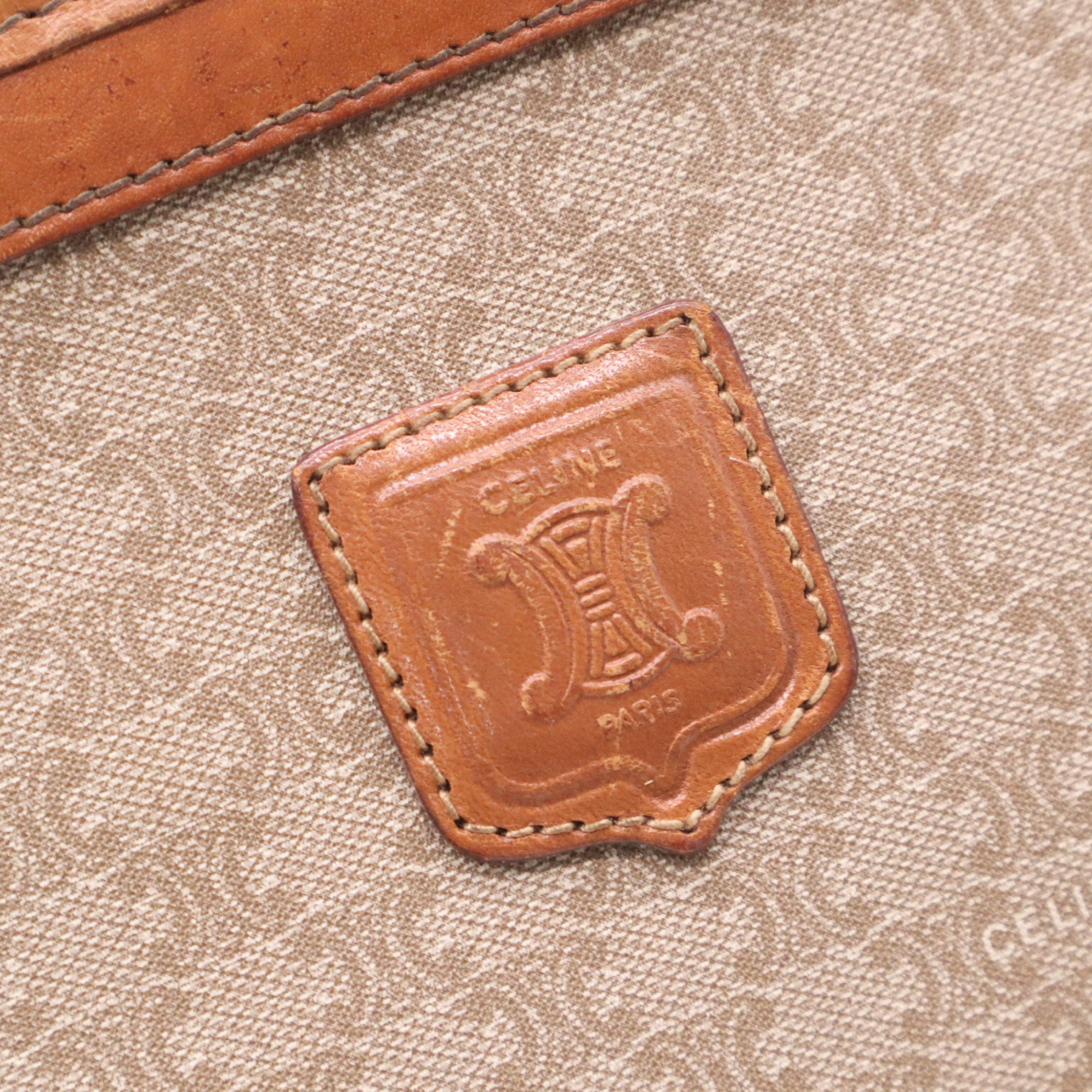 Macadam Leather Second Bag, Brown Second Bag — view 9
