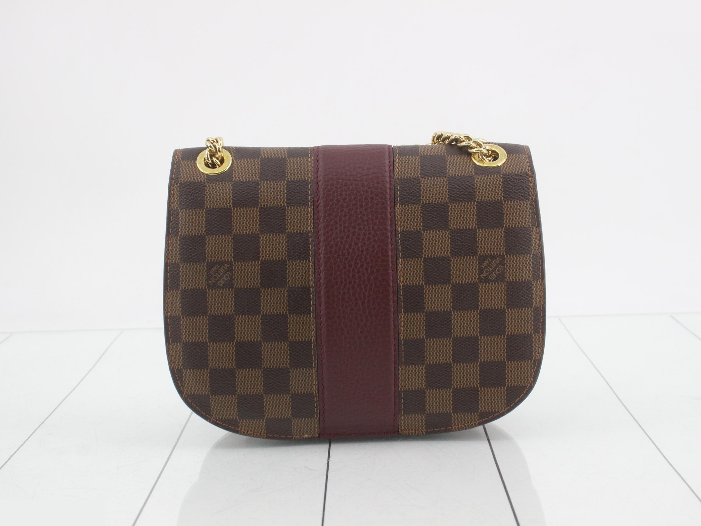 Damier White Magnolia Shoulder Bag — view 2