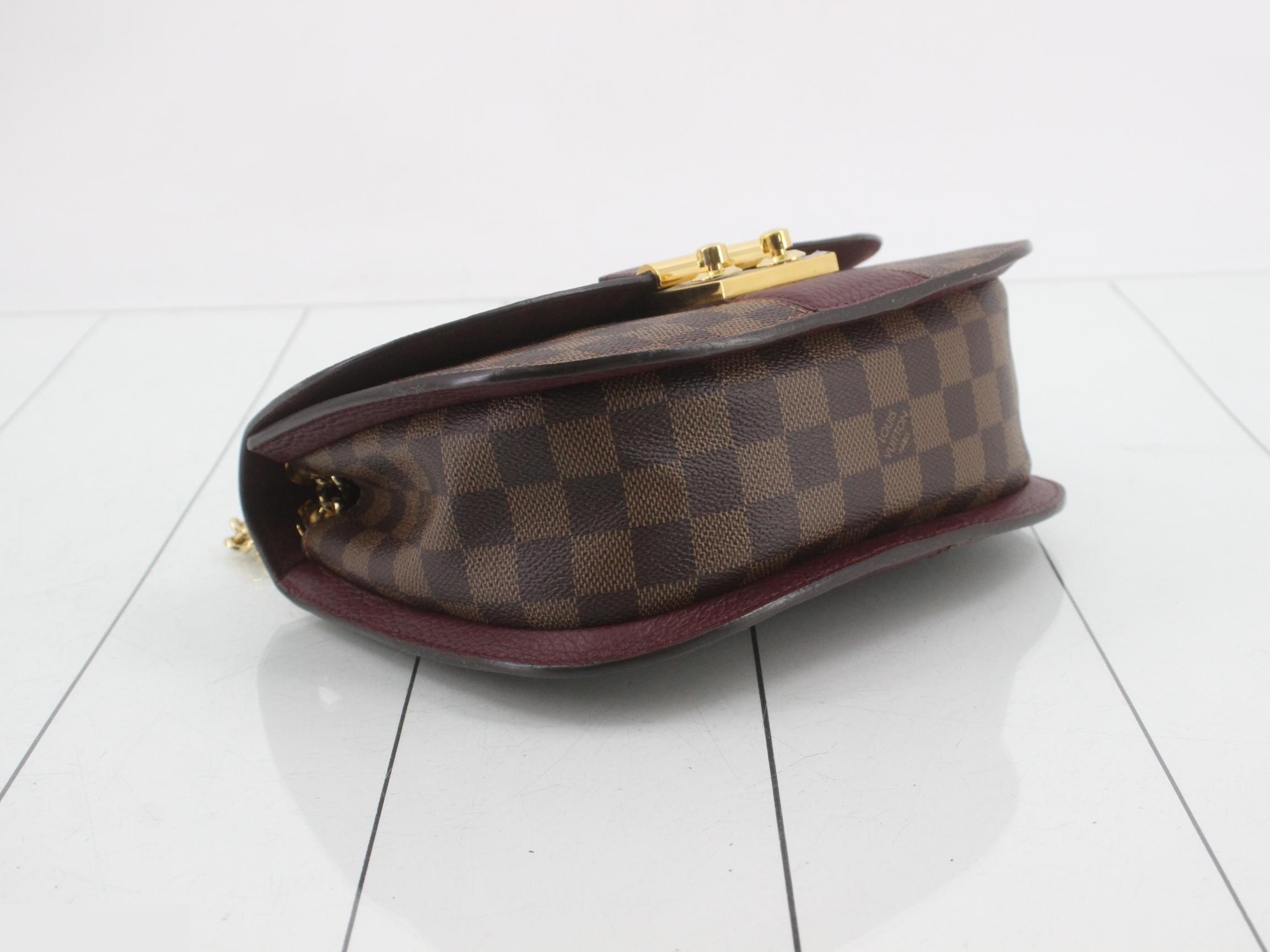Damier White Magnolia Shoulder Bag — view 5