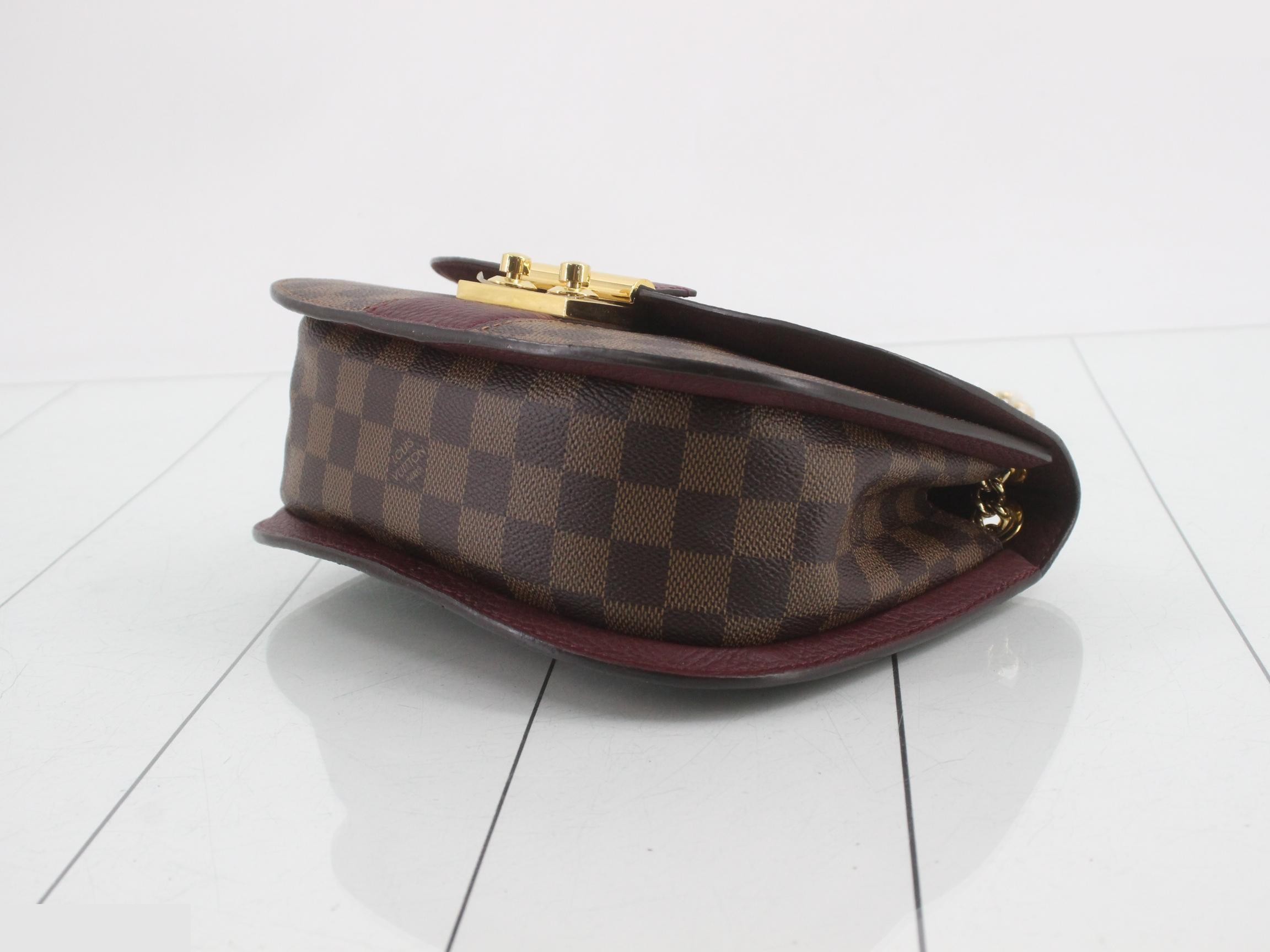 Damier White Magnolia Shoulder Bag — view 6