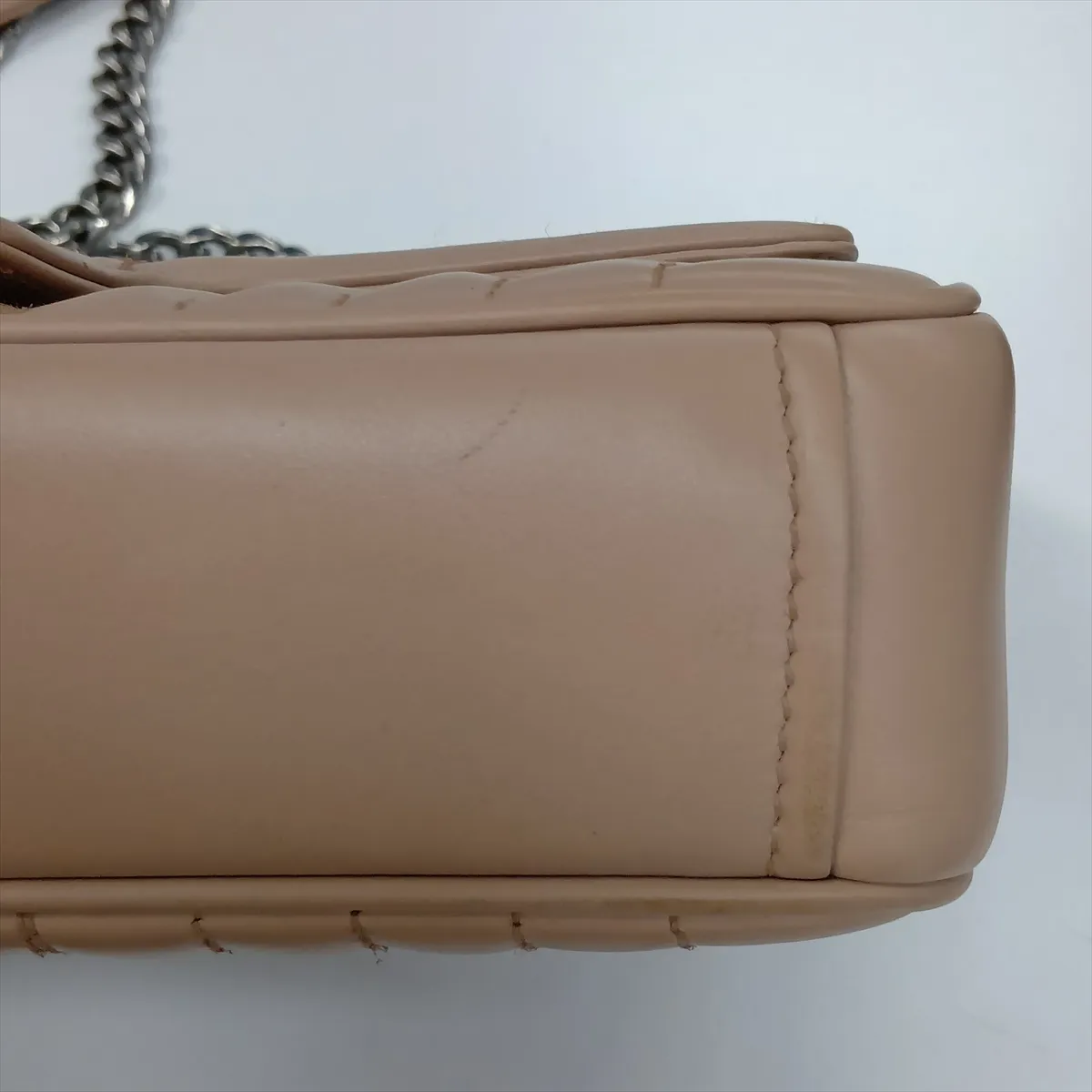 Diagram Leather Chain Shoulder Bag Pink — view 15