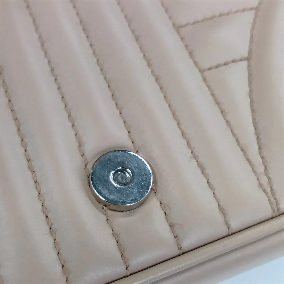 Diagram Leather Chain Shoulder Bag Pink — view 10