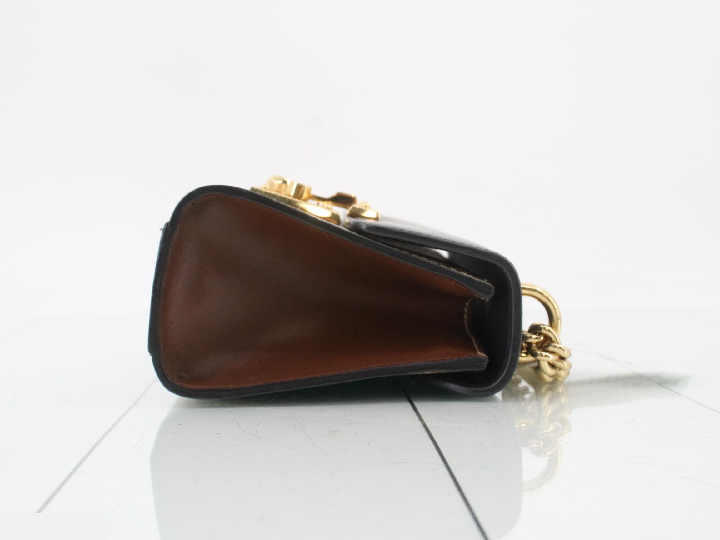 Padlock GG Supreme Leather Chain Shoulder Bag — view 3