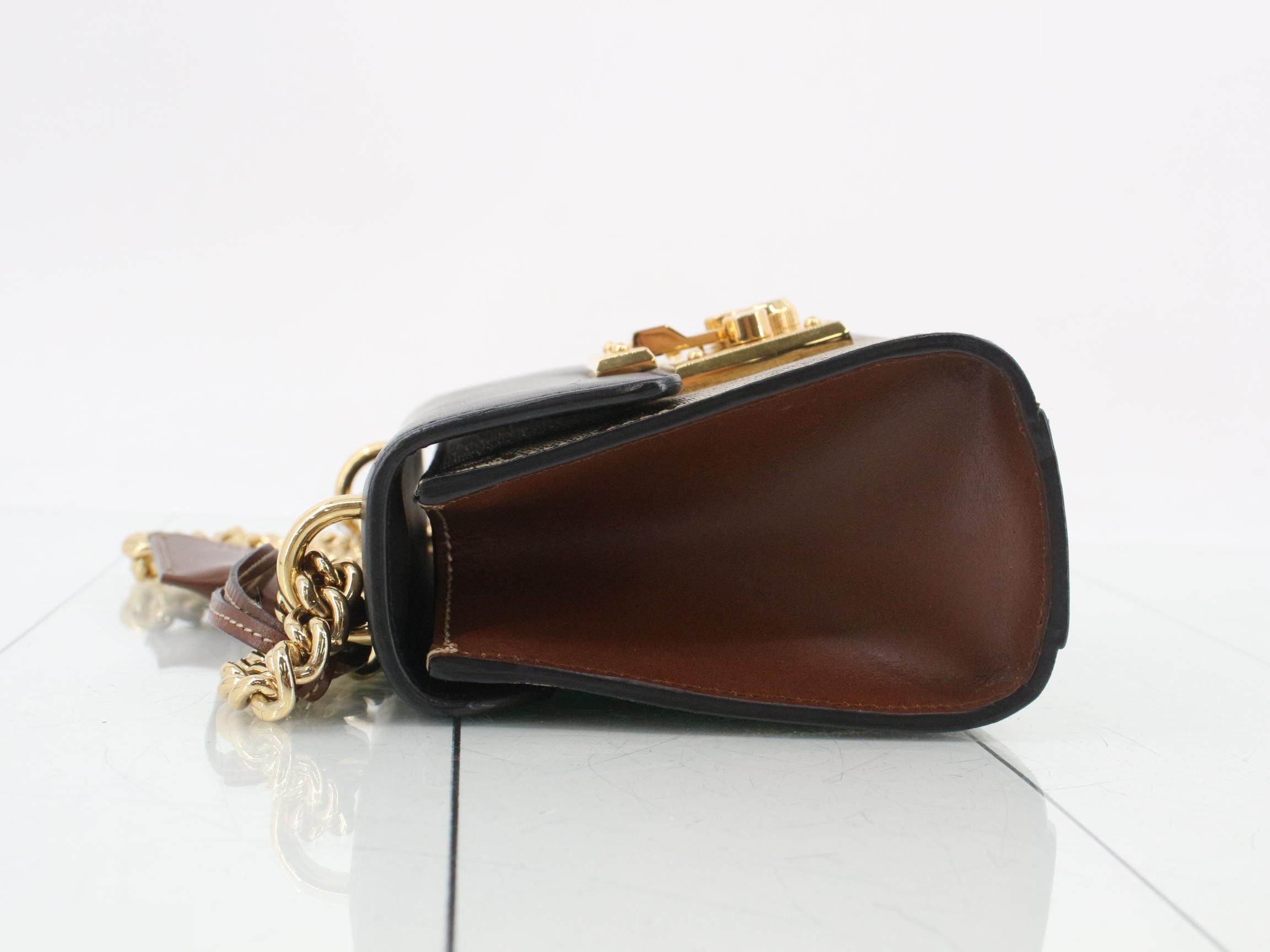 Padlock GG Supreme Leather Chain Shoulder Bag — view 4