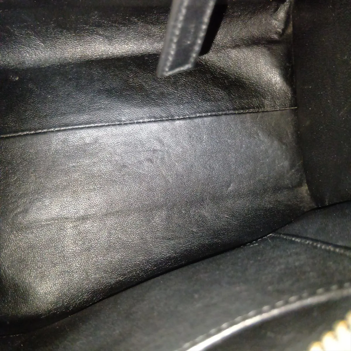 Small Cabas 472469 Leather 2-Way Handbag, Black — view 13