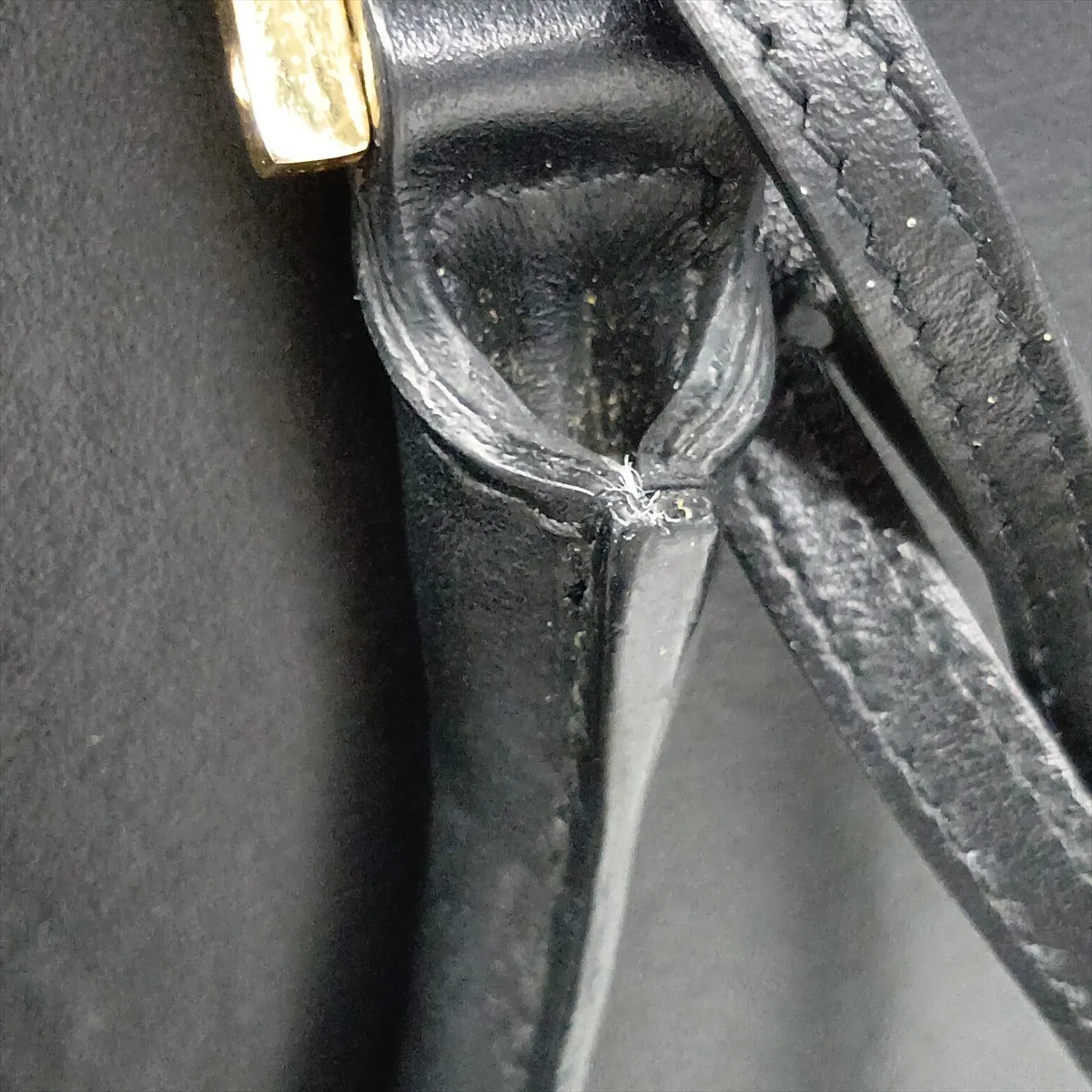 Small Cabas 472469 Leather 2-Way Handbag, Black — view 15