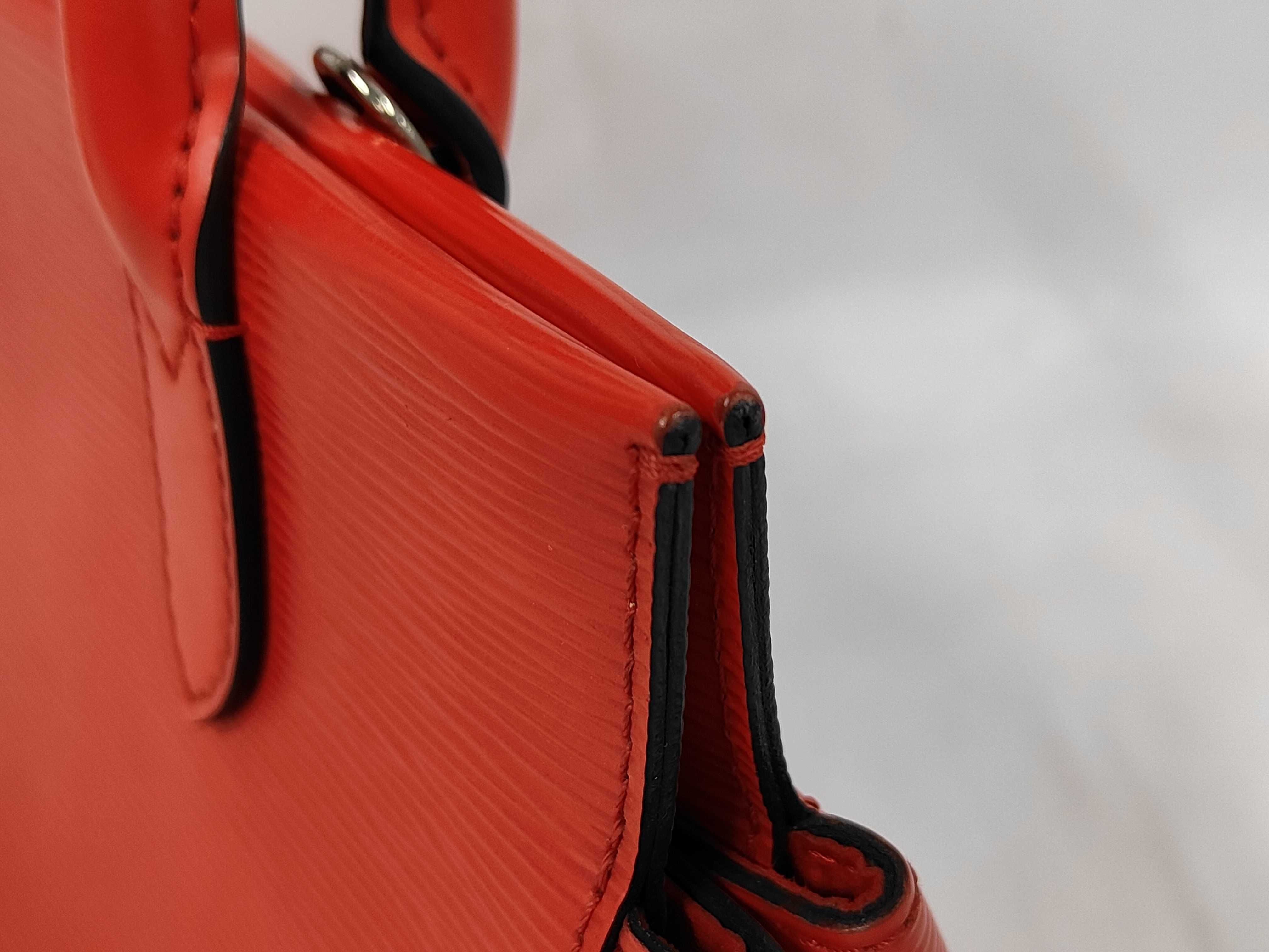 Marley Red Epi Handbag — view 7