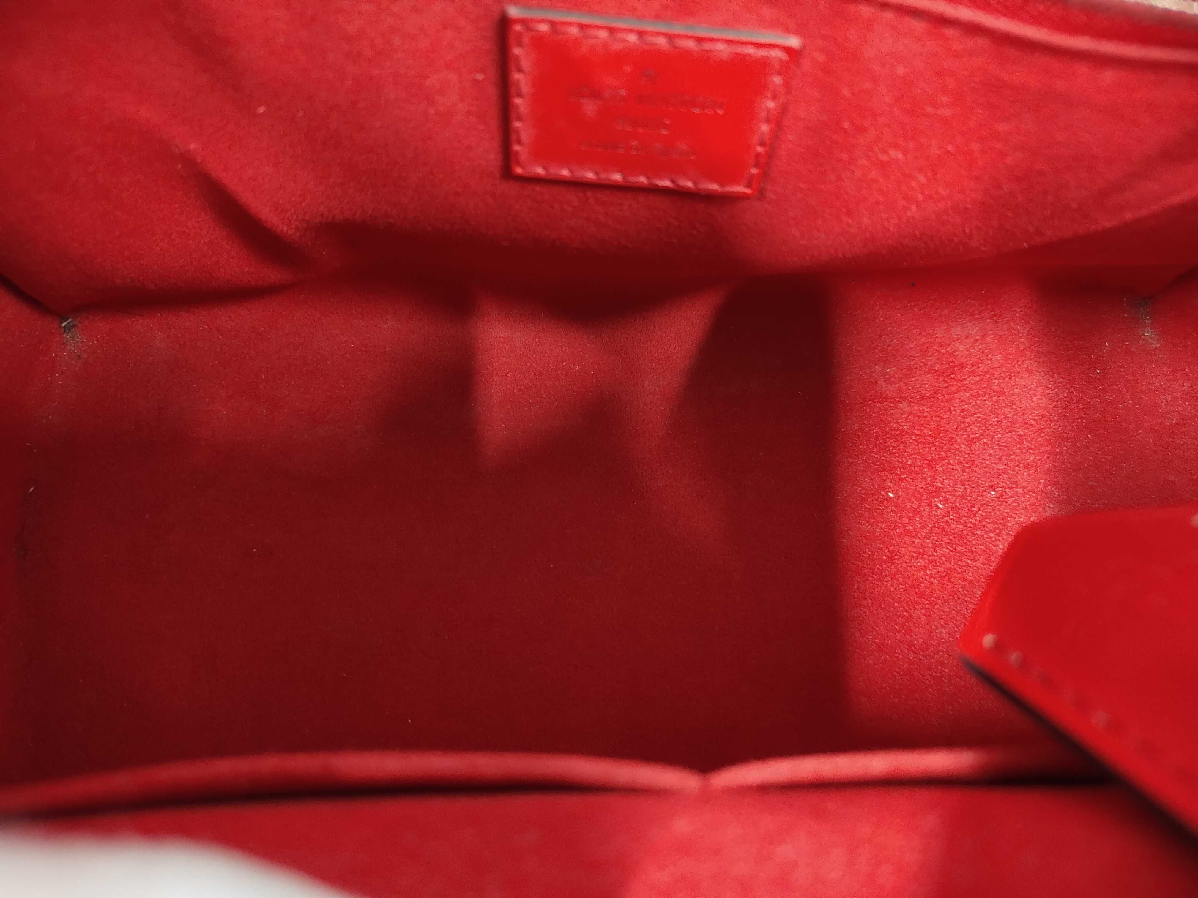Marley Red Epi Handbag — view 8