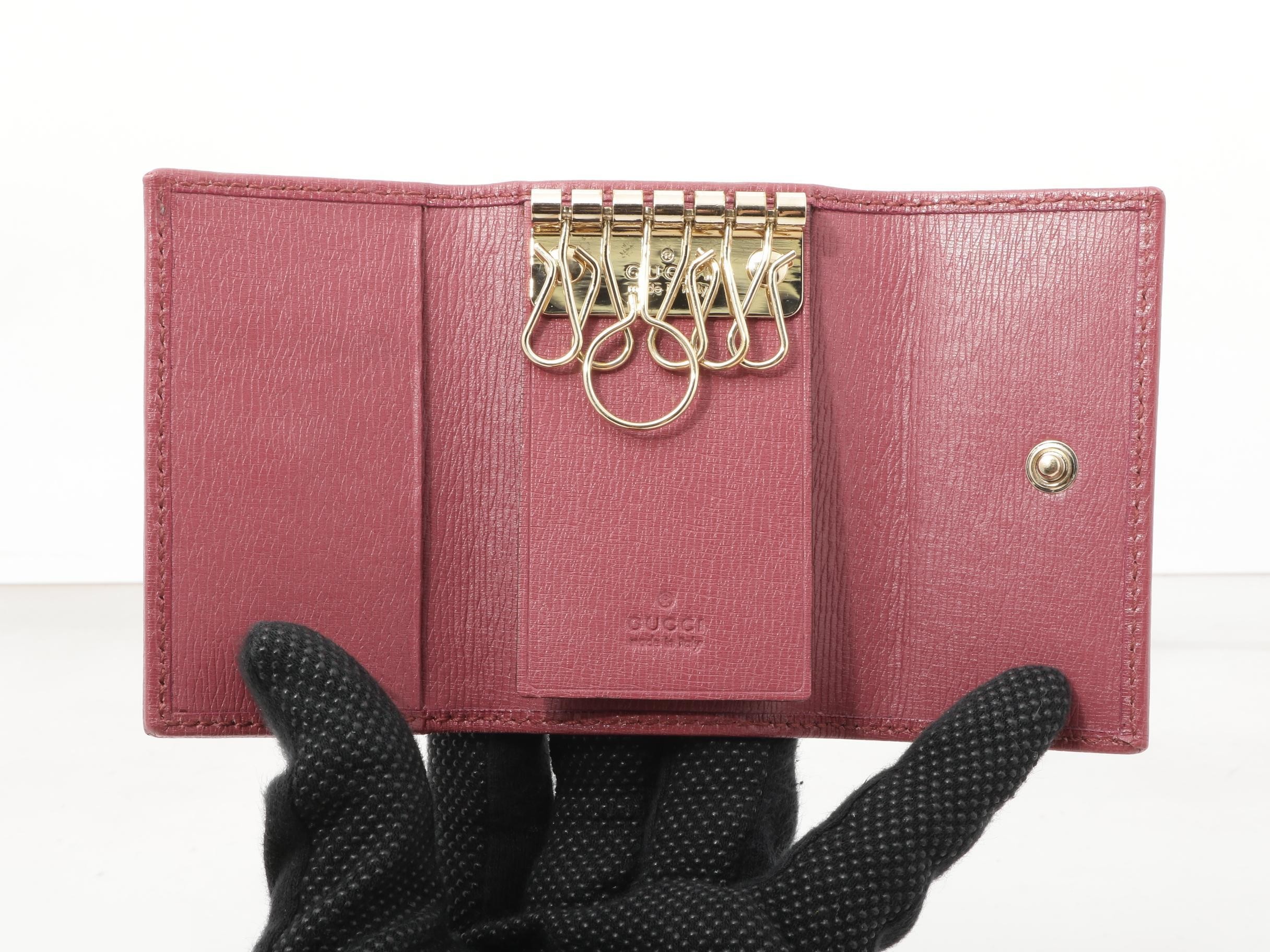 Interlocking Key Case, Magenta, 309706, 0959 — view 4