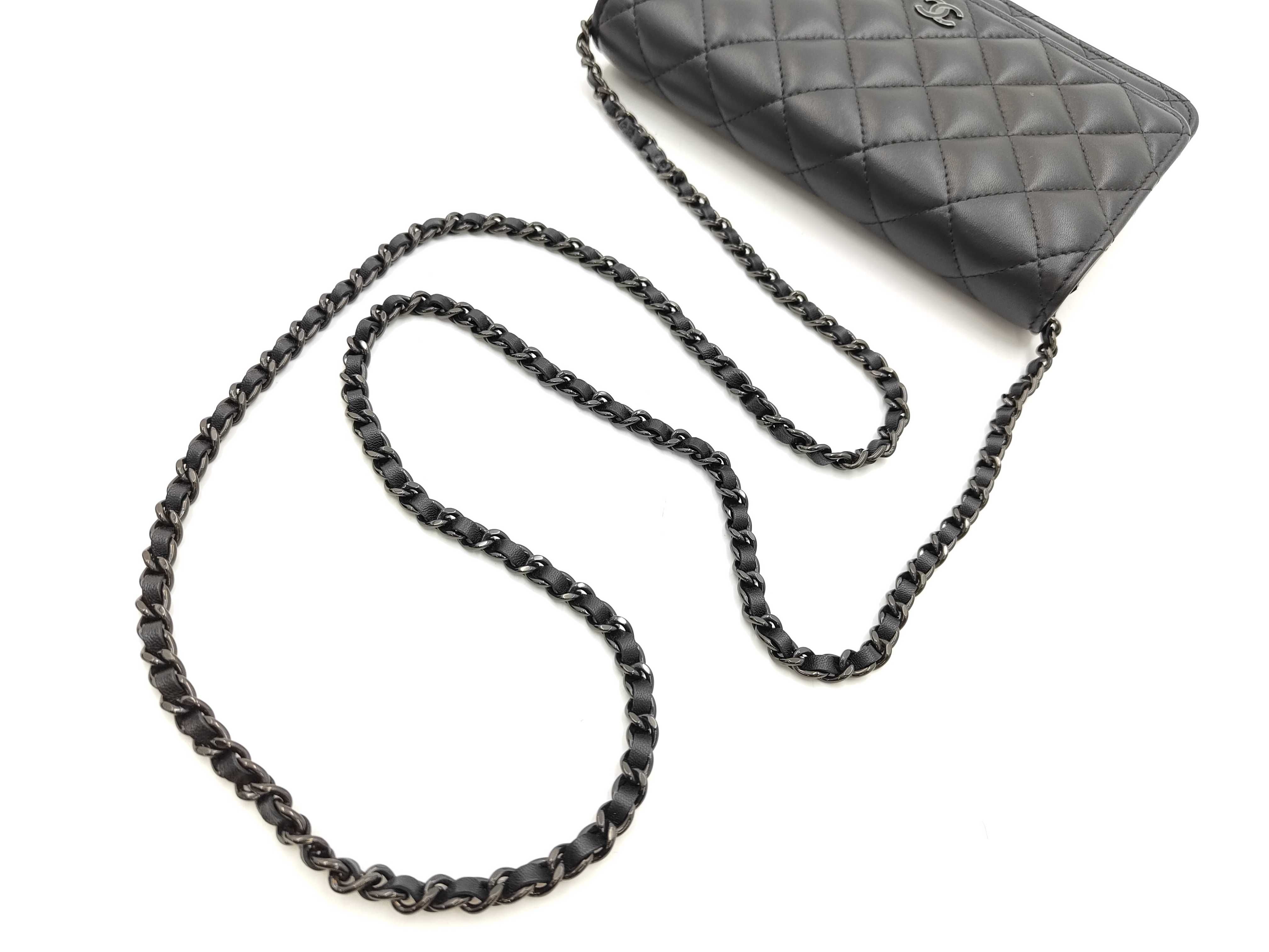 So Black Chain Wallet Shoulder Bag — view 3