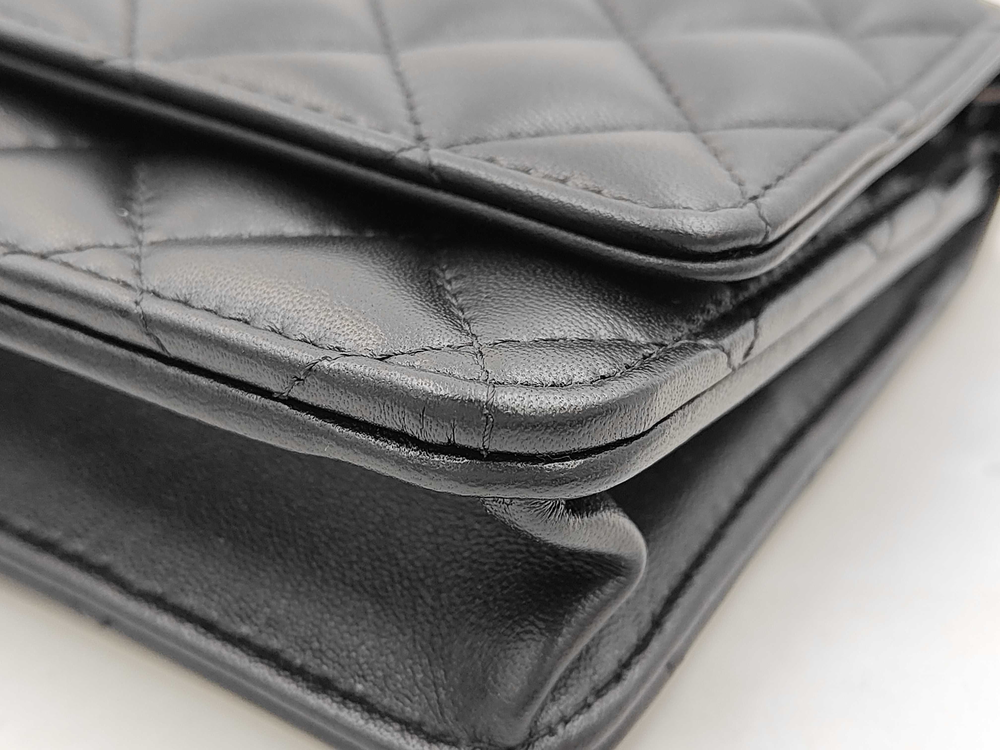 So Black Chain Wallet Shoulder Bag — view 6