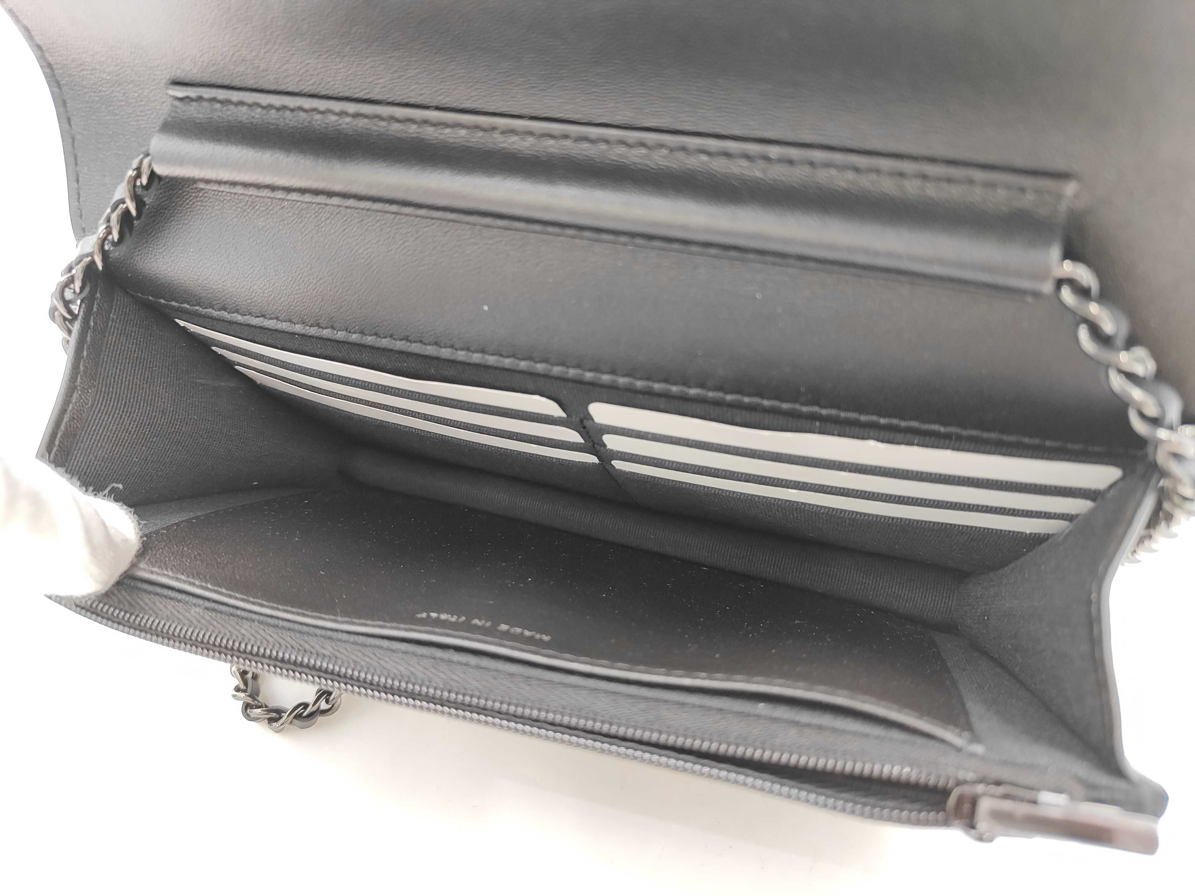 So Black Chain Wallet Shoulder Bag — view 8
