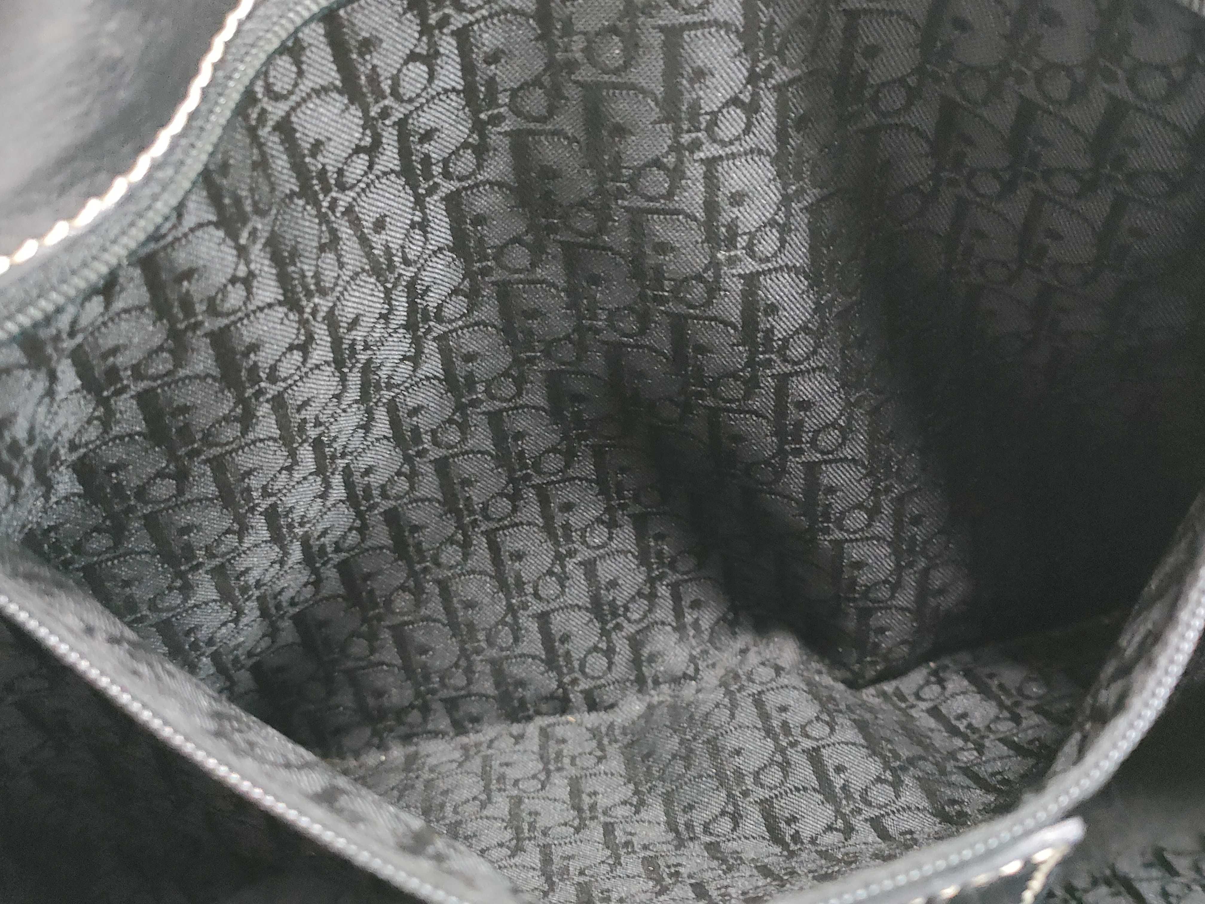 CD logo shoulder bag, black tote bag — view 10