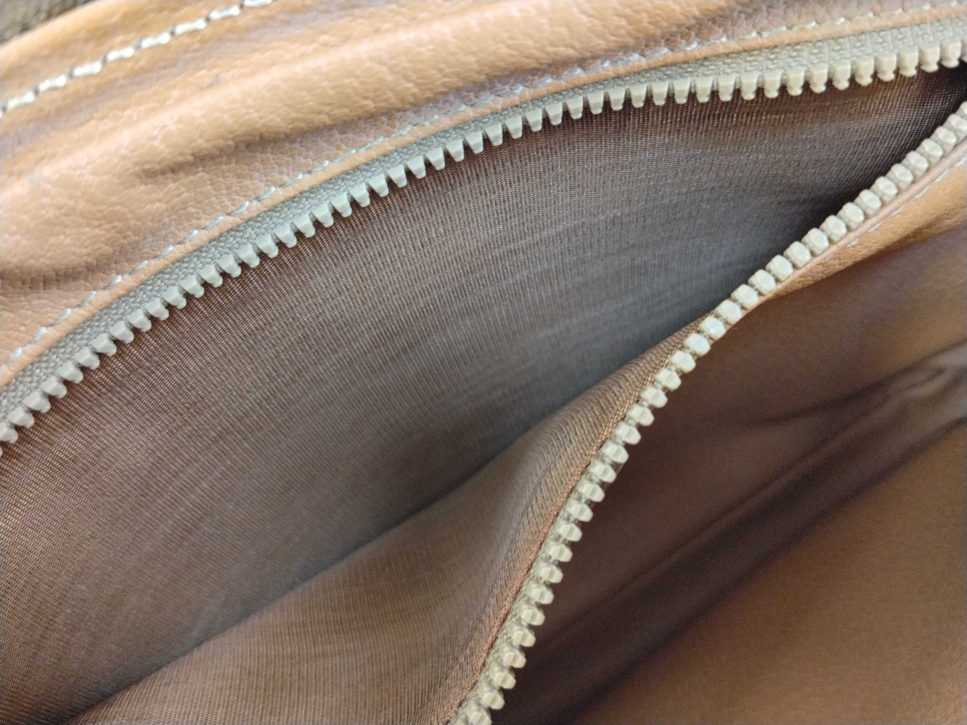 Clutch Bag, Macadam Pattern, Brown Clutch Bag — view 11