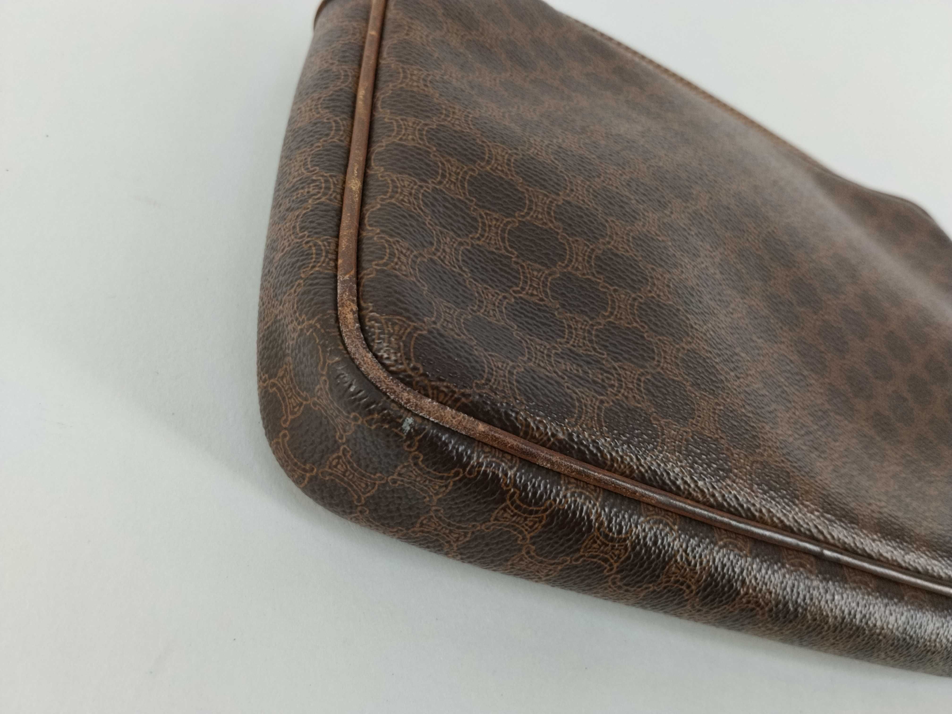 Clutch Bag, Macadam Pattern, Brown Clutch Bag — view 5