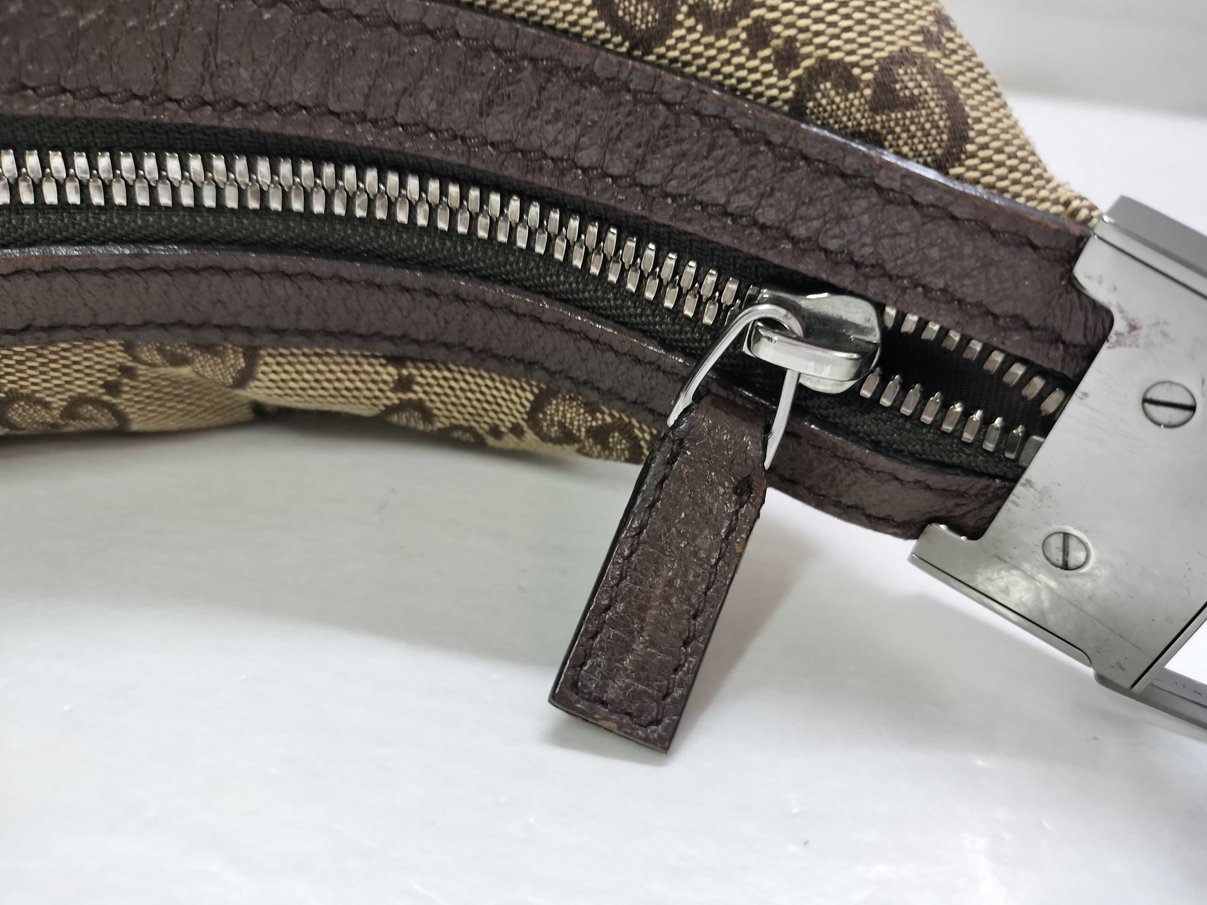 GG Canvas 122790 GG Canvas Shoulder Bag, Crescent Shape, Brown Shoulder Bag — view 15