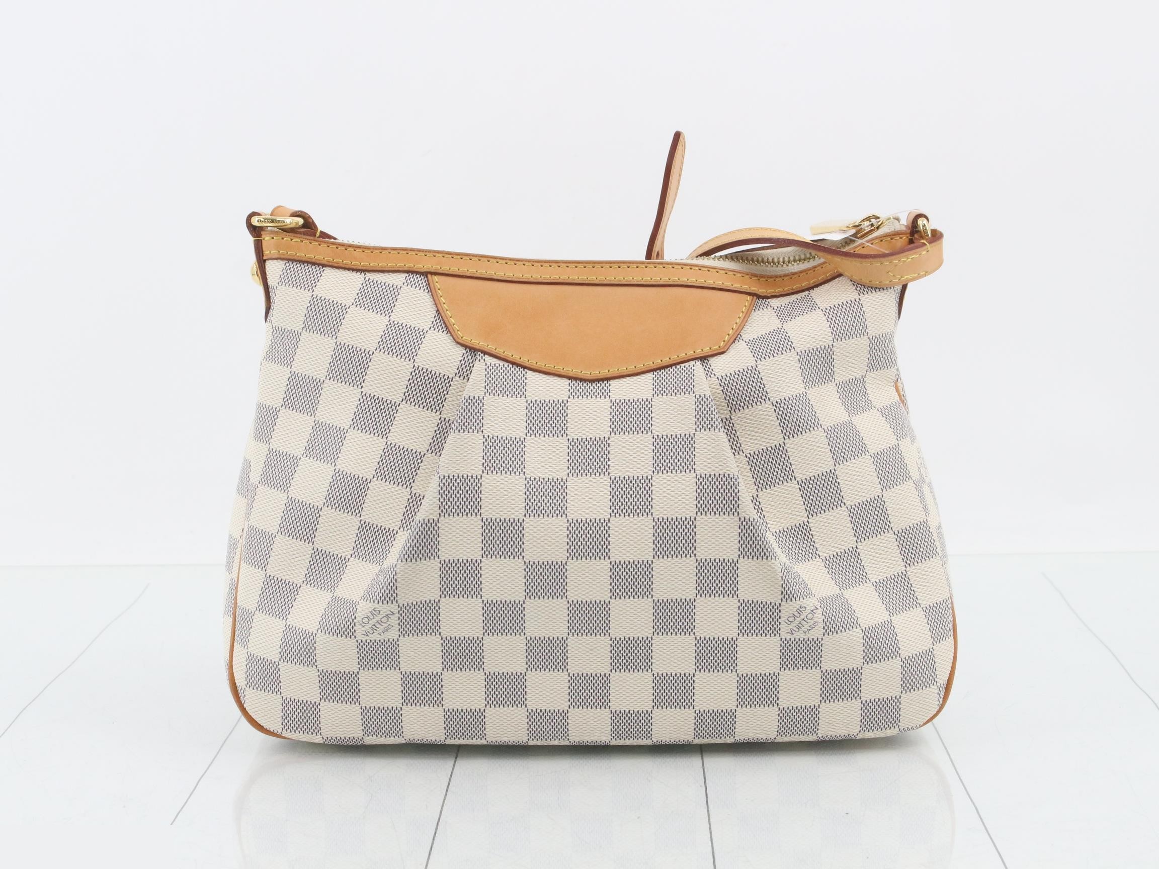 Damier Azur Siracusa PM Shoulder Bag — view 2