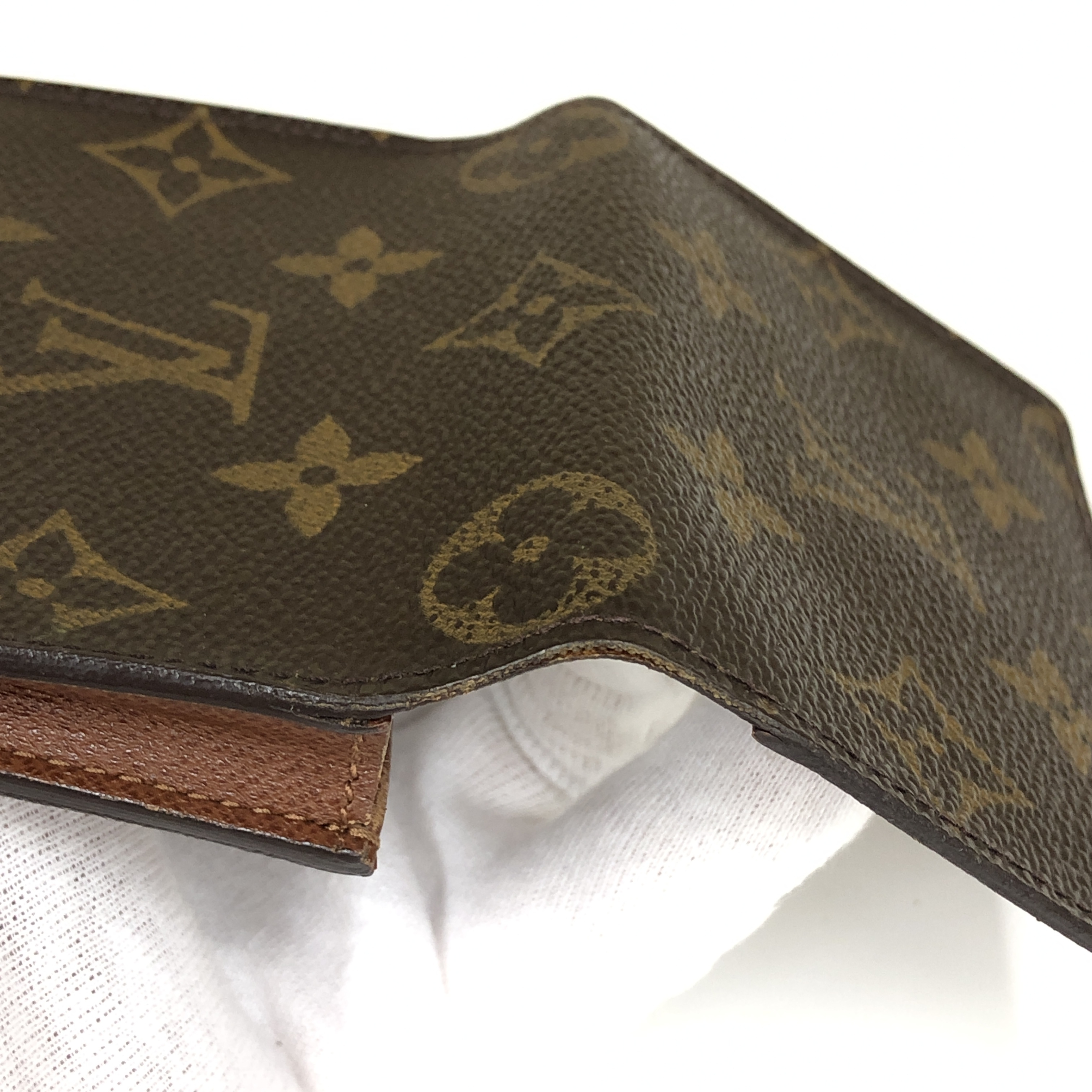 No stickiness. Louis Vuitton Monogram Enveloppe Carte de Visite M62920 Card Case CA0041 Business Card Holder Pass Case Made in Spain Card Case — view 12