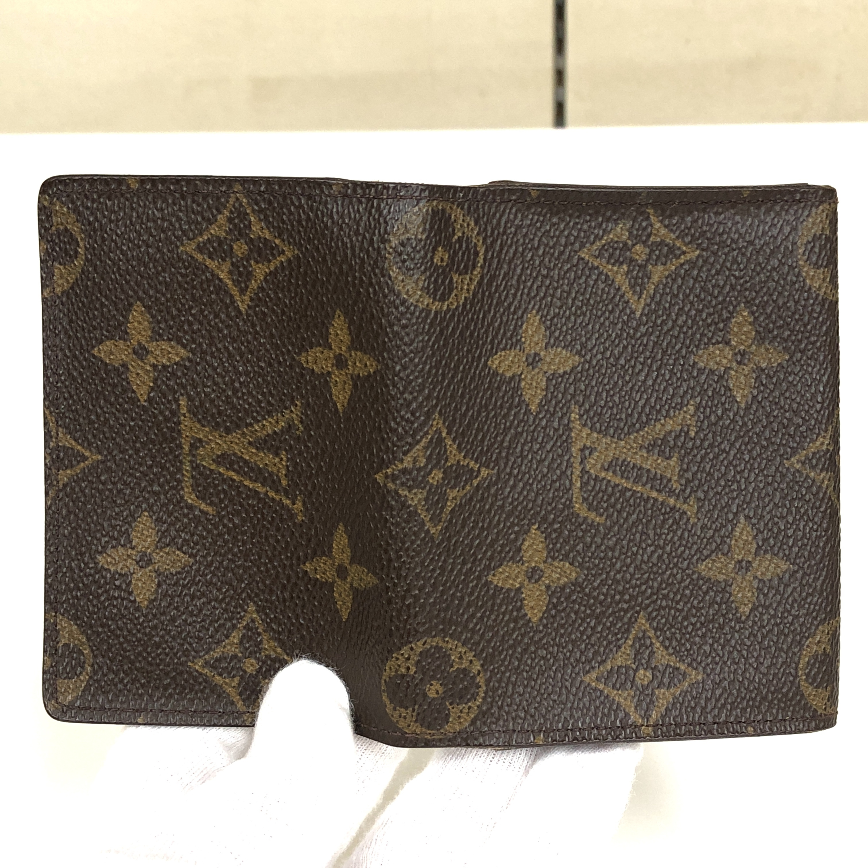 No stickiness. Louis Vuitton Monogram Enveloppe Carte de Visite M62920 Card Case CA0041 Business Card Holder Pass Case Made in Spain Card Case — view 8