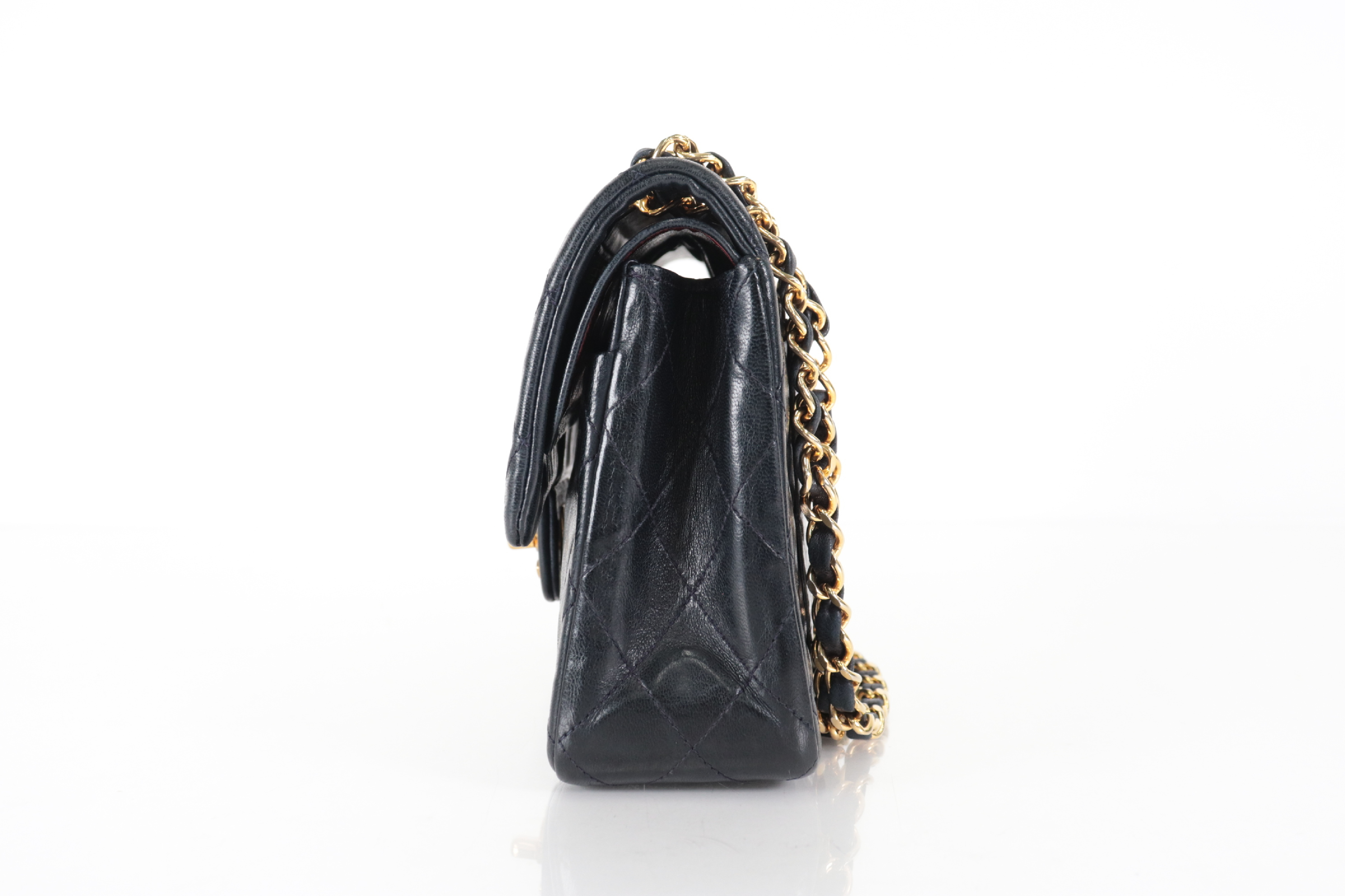 Mini Medium Lambskin Chain Shoulder Bag (Series 2) — view 4
