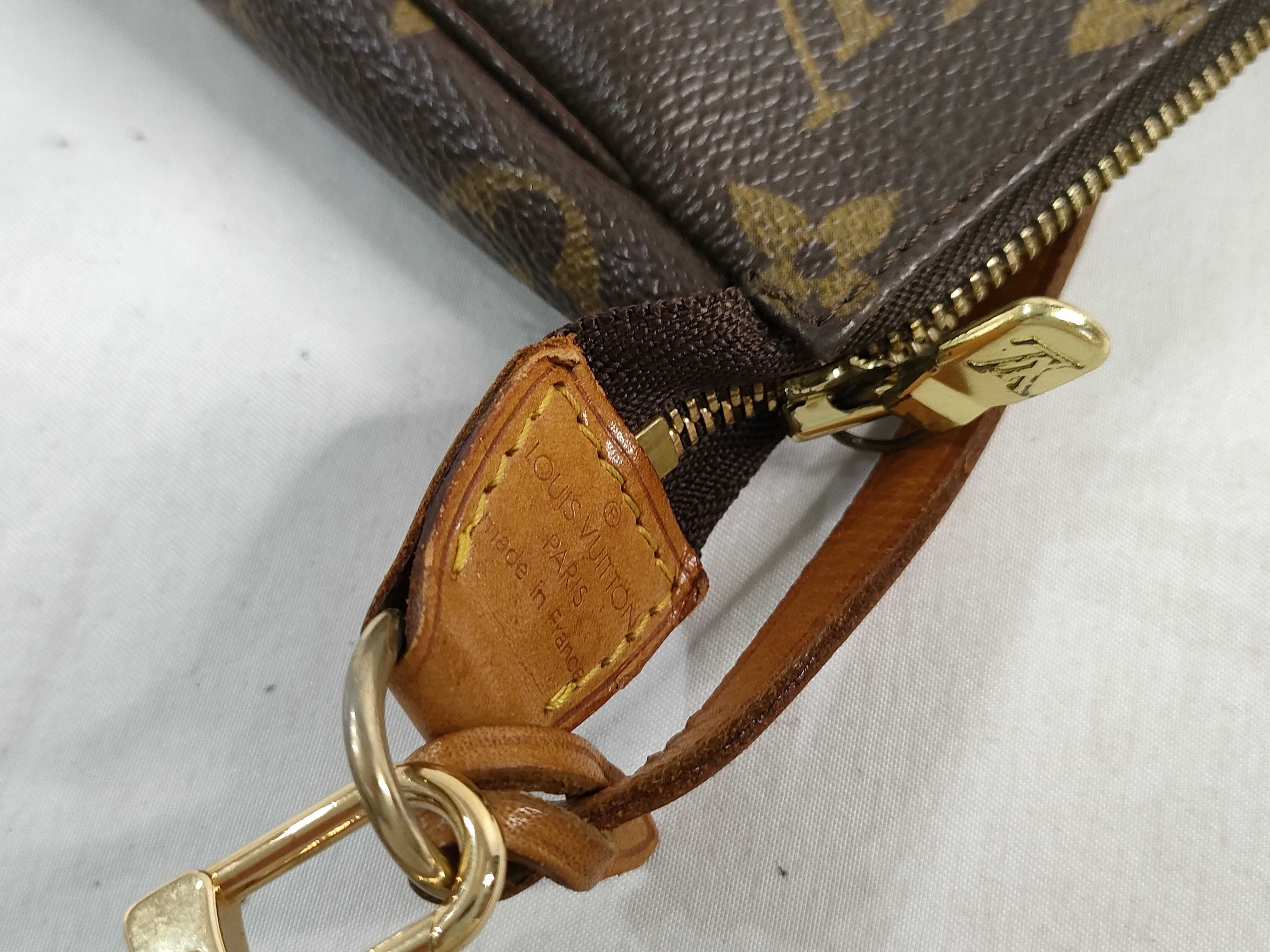 Monogram Pochette Accessoires M51980 AR0051 Brown (Alternate model strap handbag) — view 12