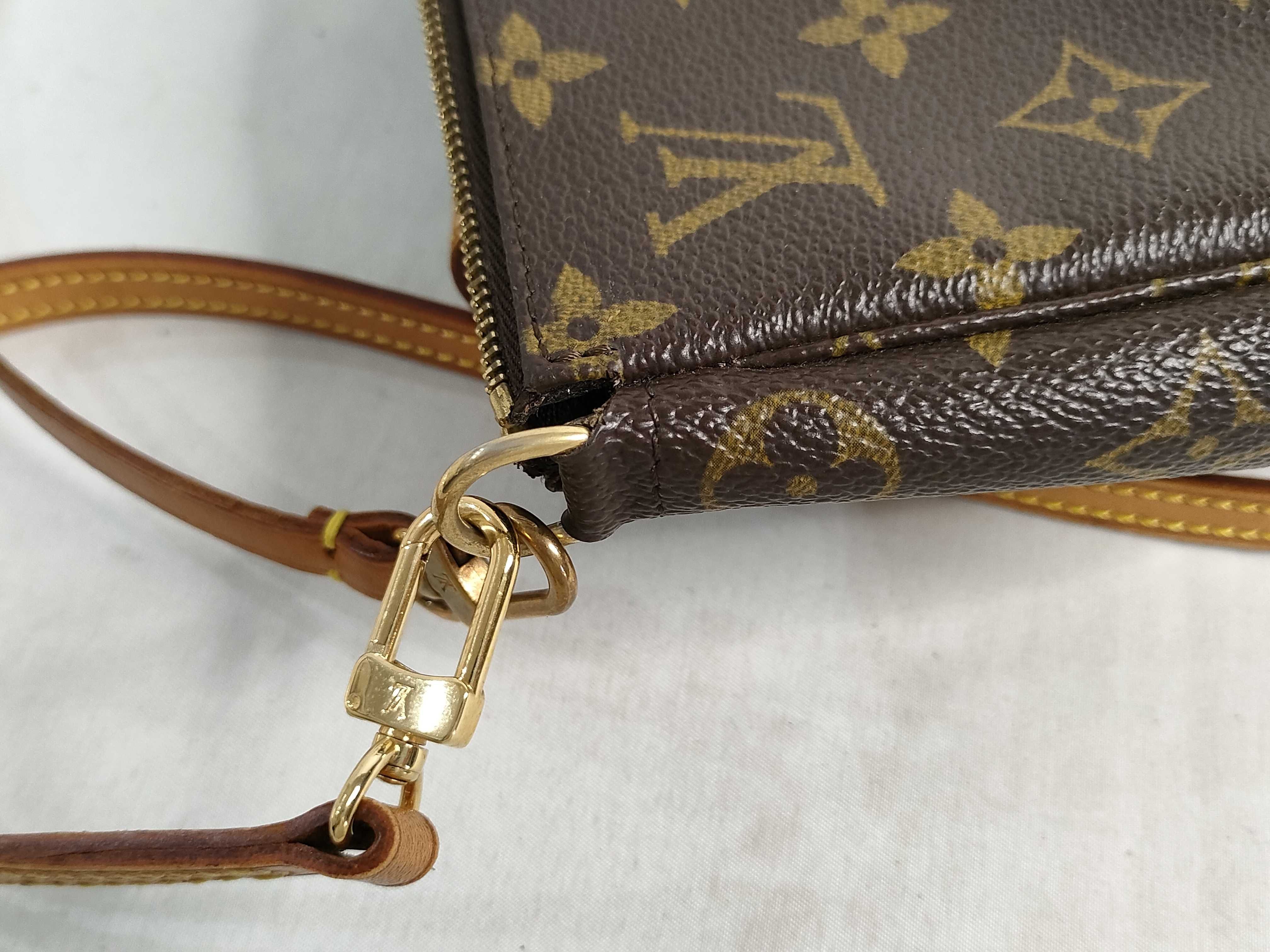 Monogram Pochette Accessoires M51980 AR0051 Brown (Alternate model strap handbag) — view 14
