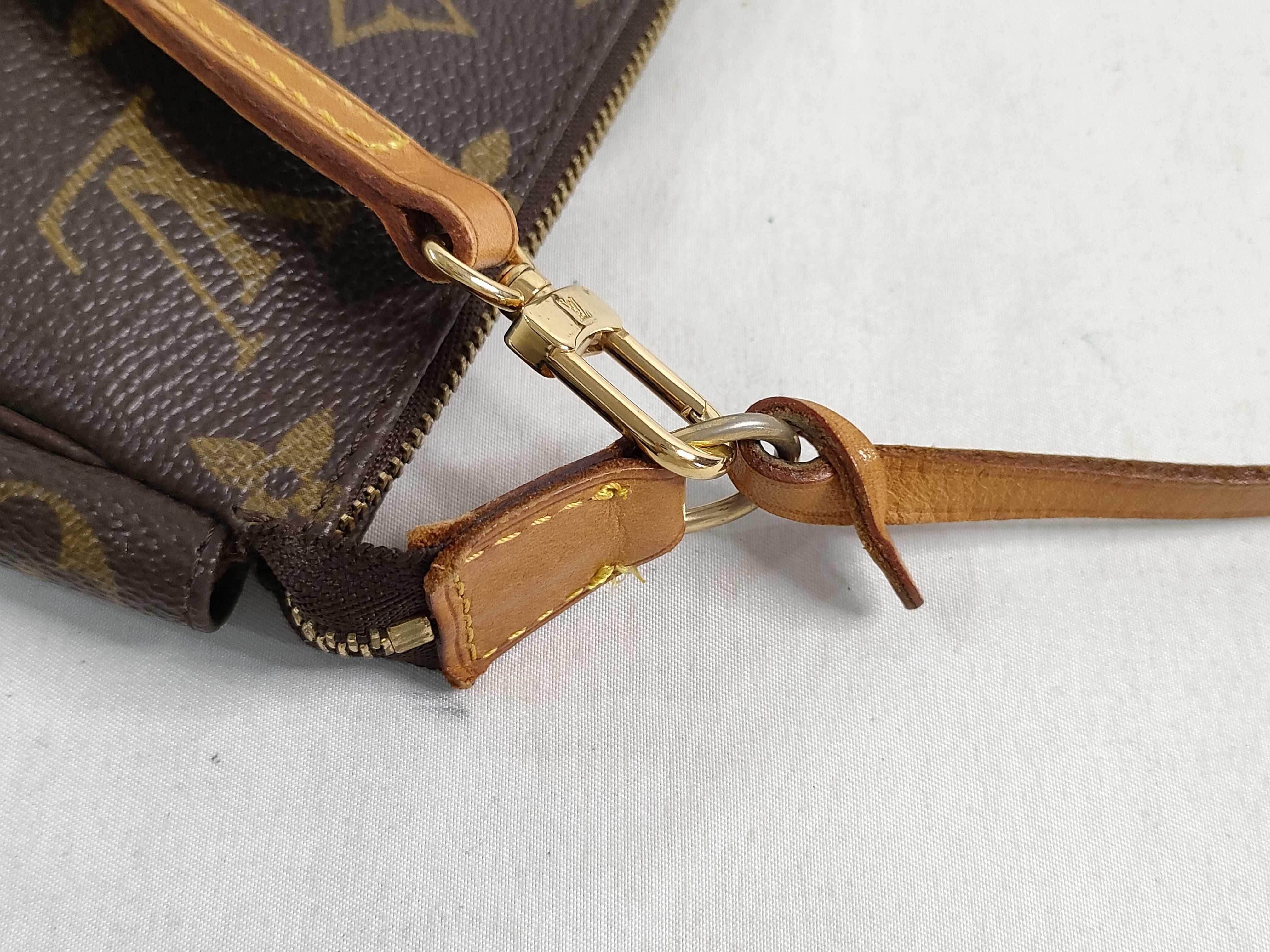 Monogram Pochette Accessoires M51980 AR0051 Brown (Alternate model strap handbag) — view 5