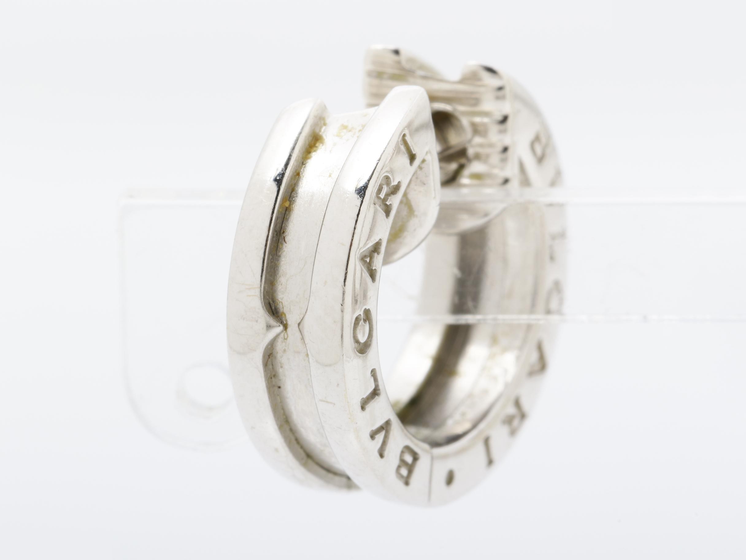 B.zero1 Earrings, 18K White Gold, 8.29g — view 3
