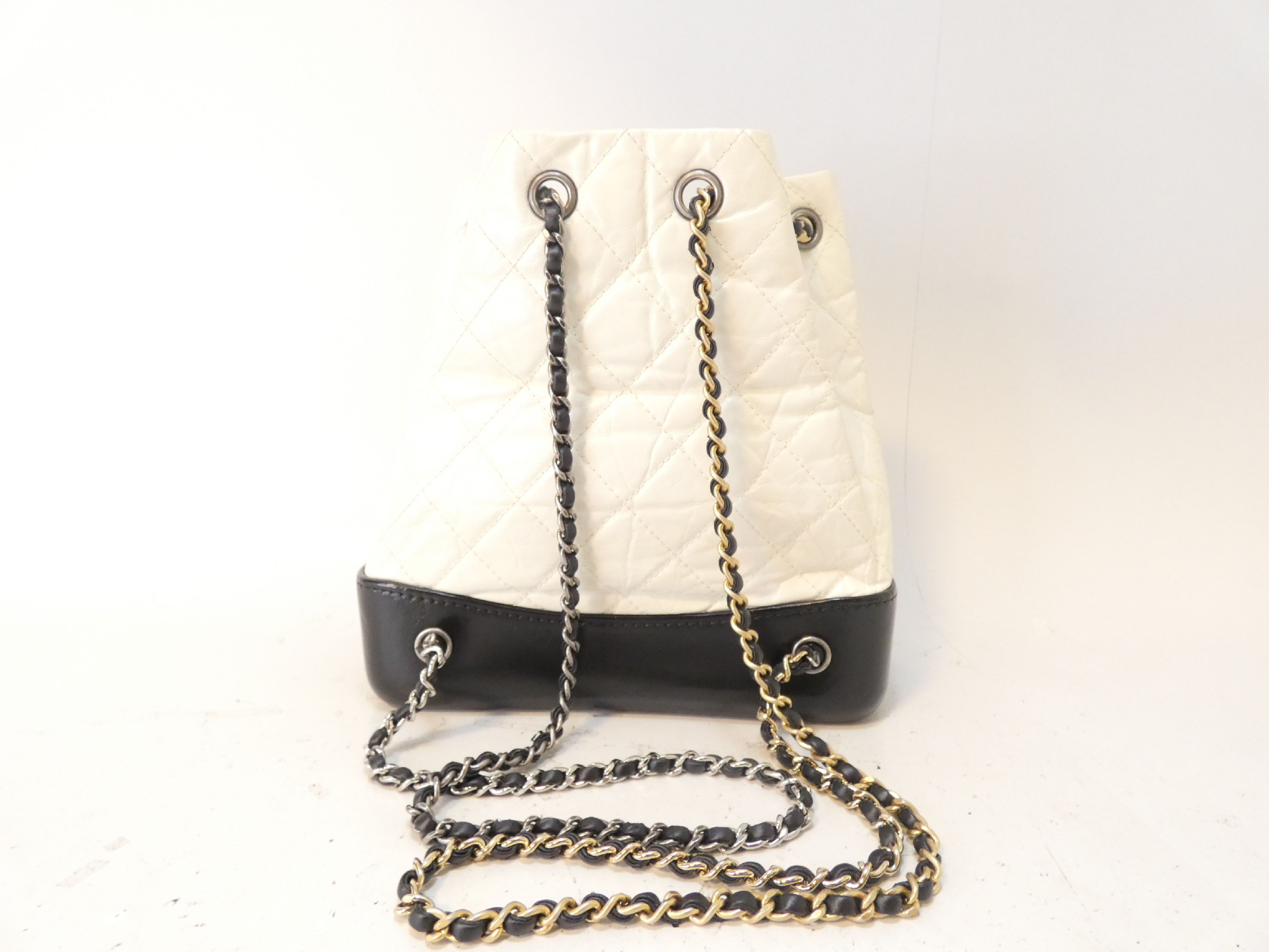Gabrielle Matelassé Coco Leather Backpack — view 2