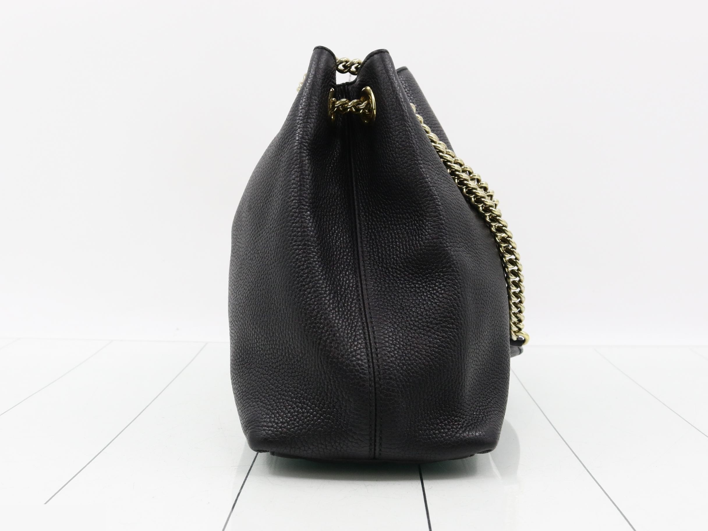 Soho Leather Fringe Chain Shoulder Bag — view 4