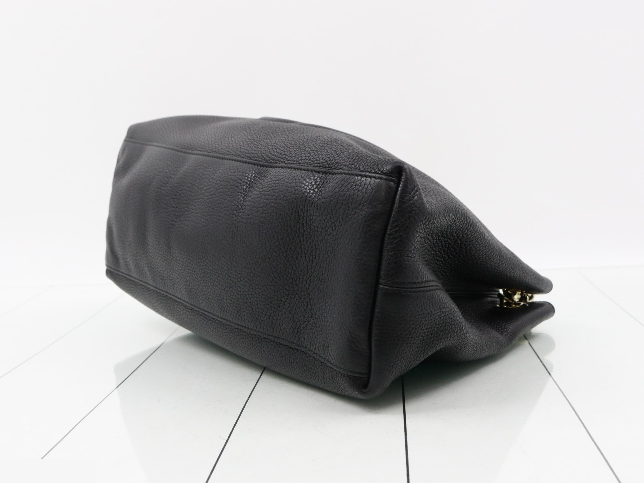 Soho Leather Fringe Chain Shoulder Bag — view 6