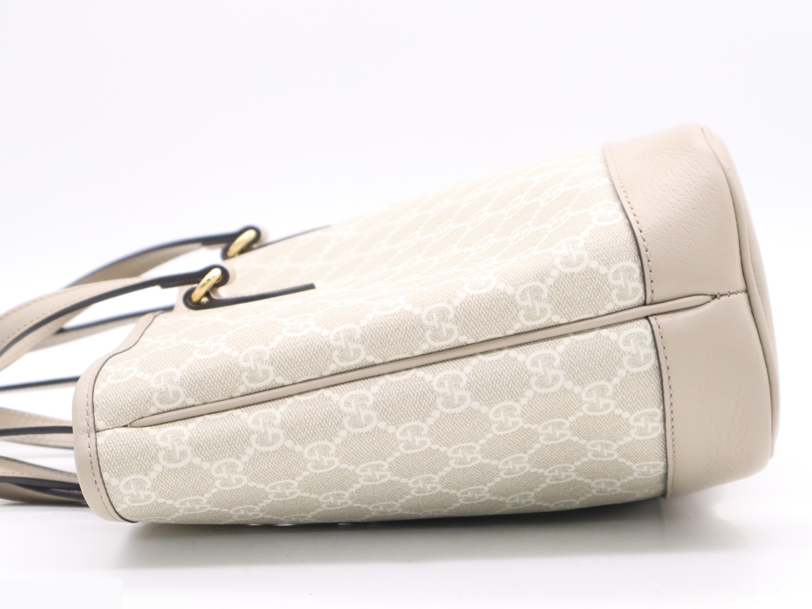 Ophidia Tote Bag, Beige/Pink — view 3