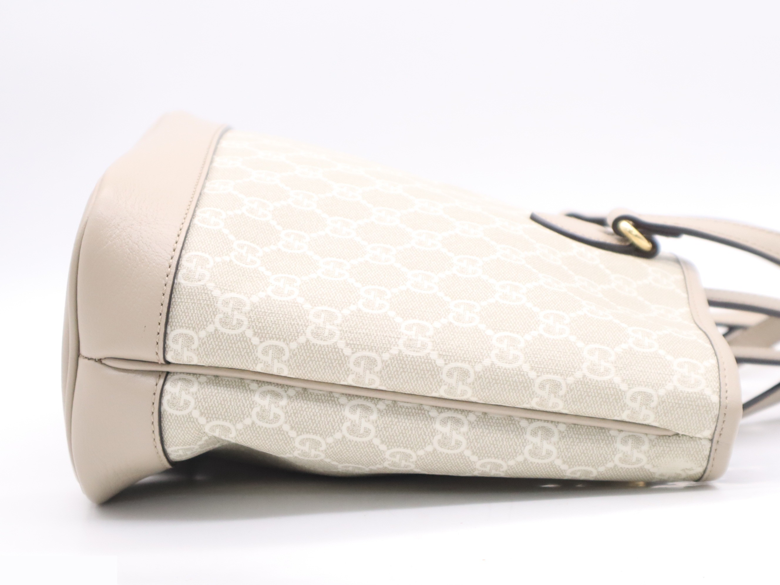 Ophidia Tote Bag, Beige/Pink — view 5