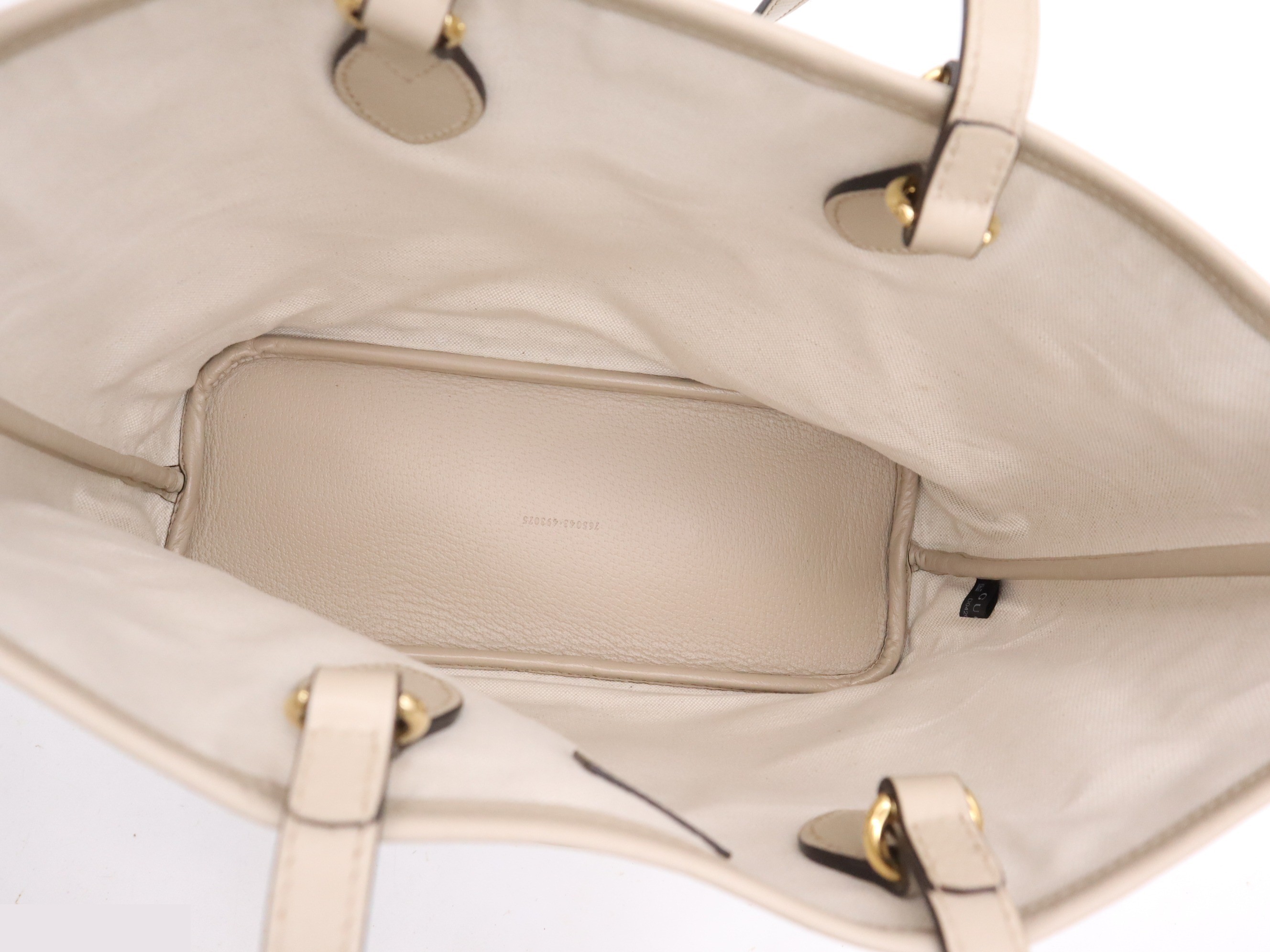 Ophidia Tote Bag, Beige/Pink — view 7