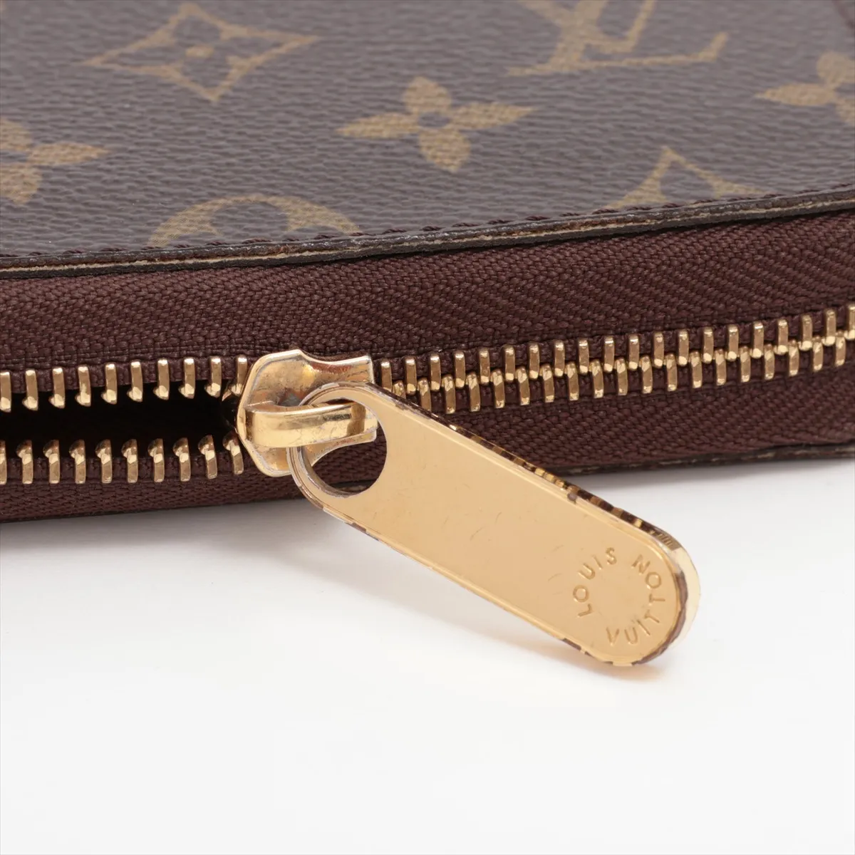 Monogram Zippy Organizer M60002 VI0016 Brown Round Zip Wallet — view 10