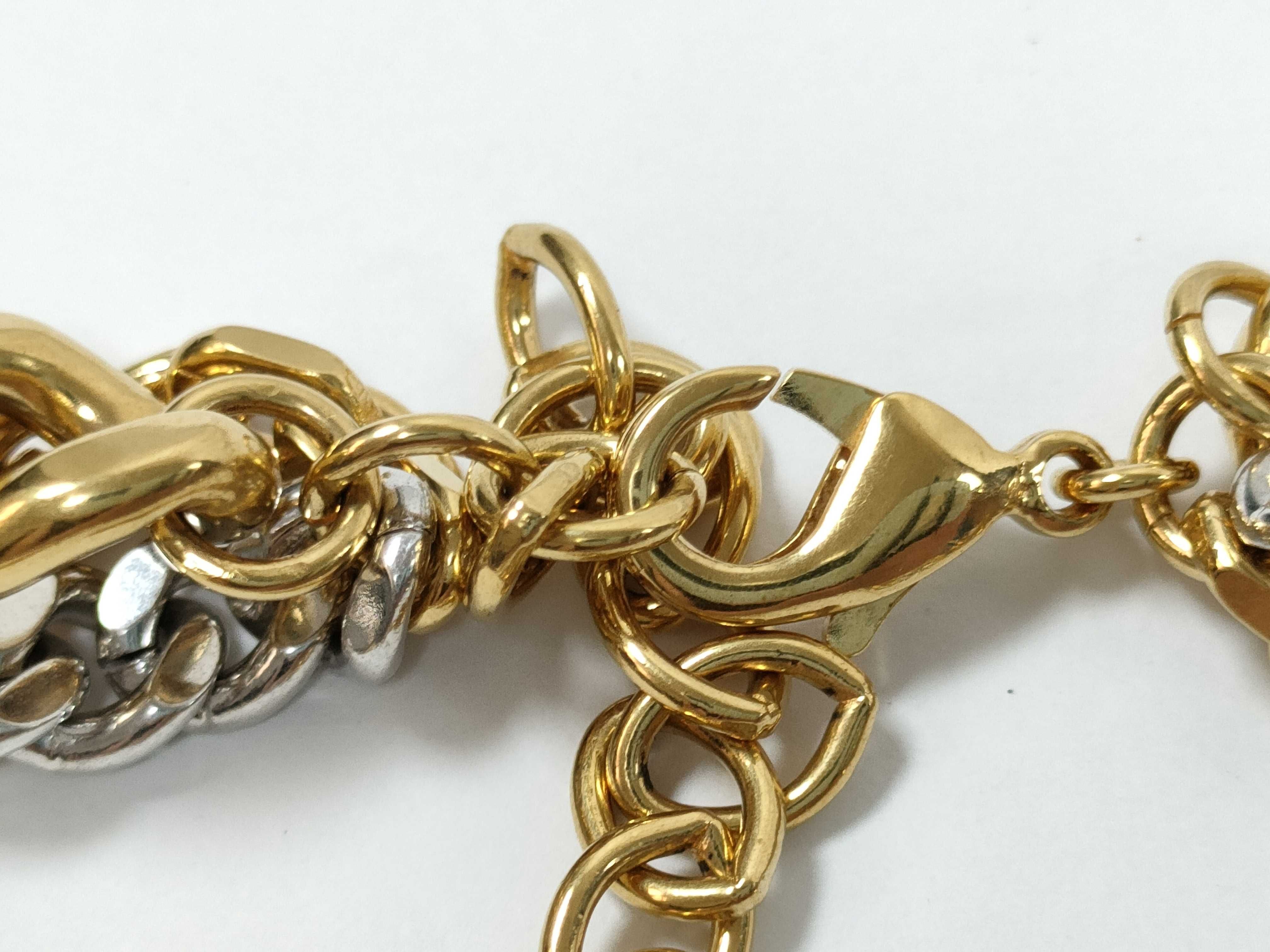 CD Triple Chain Necklace — view 3