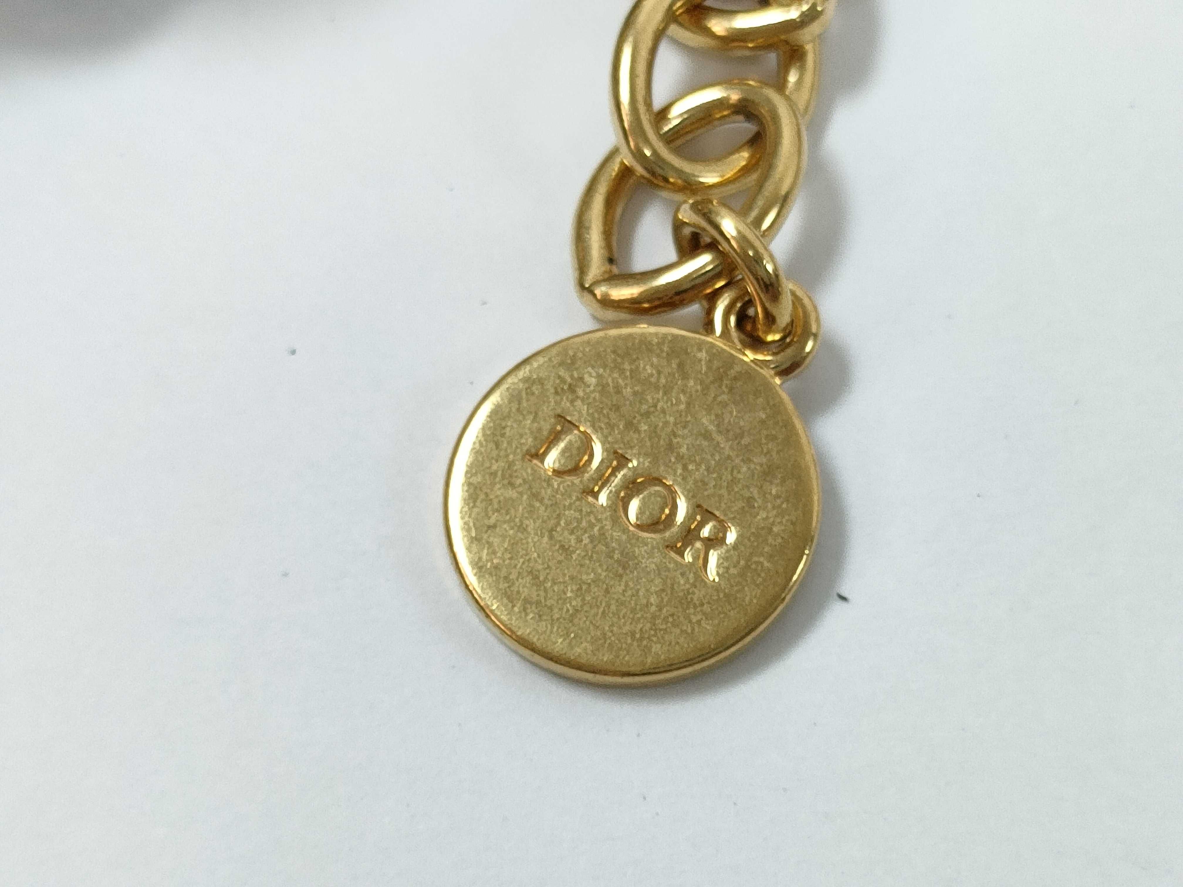 CD Triple Chain Necklace — view 4
