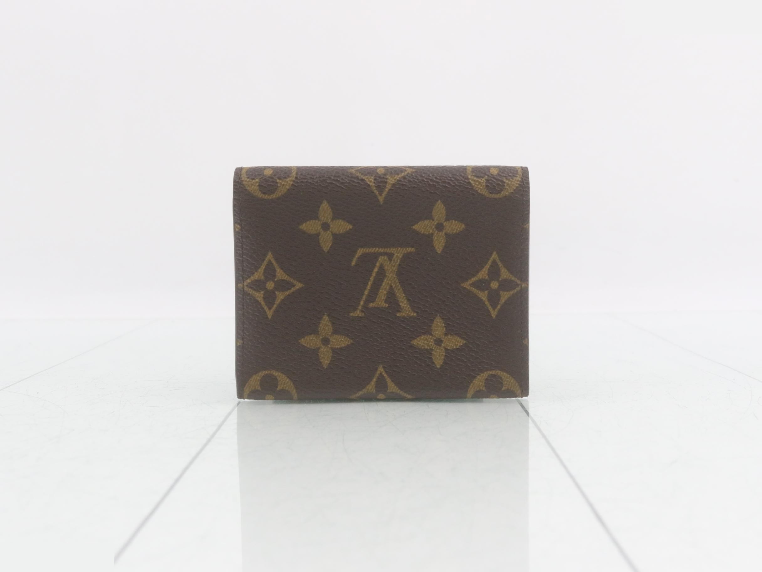 Monogram Envelope Carte de Visite Card Case — view 2