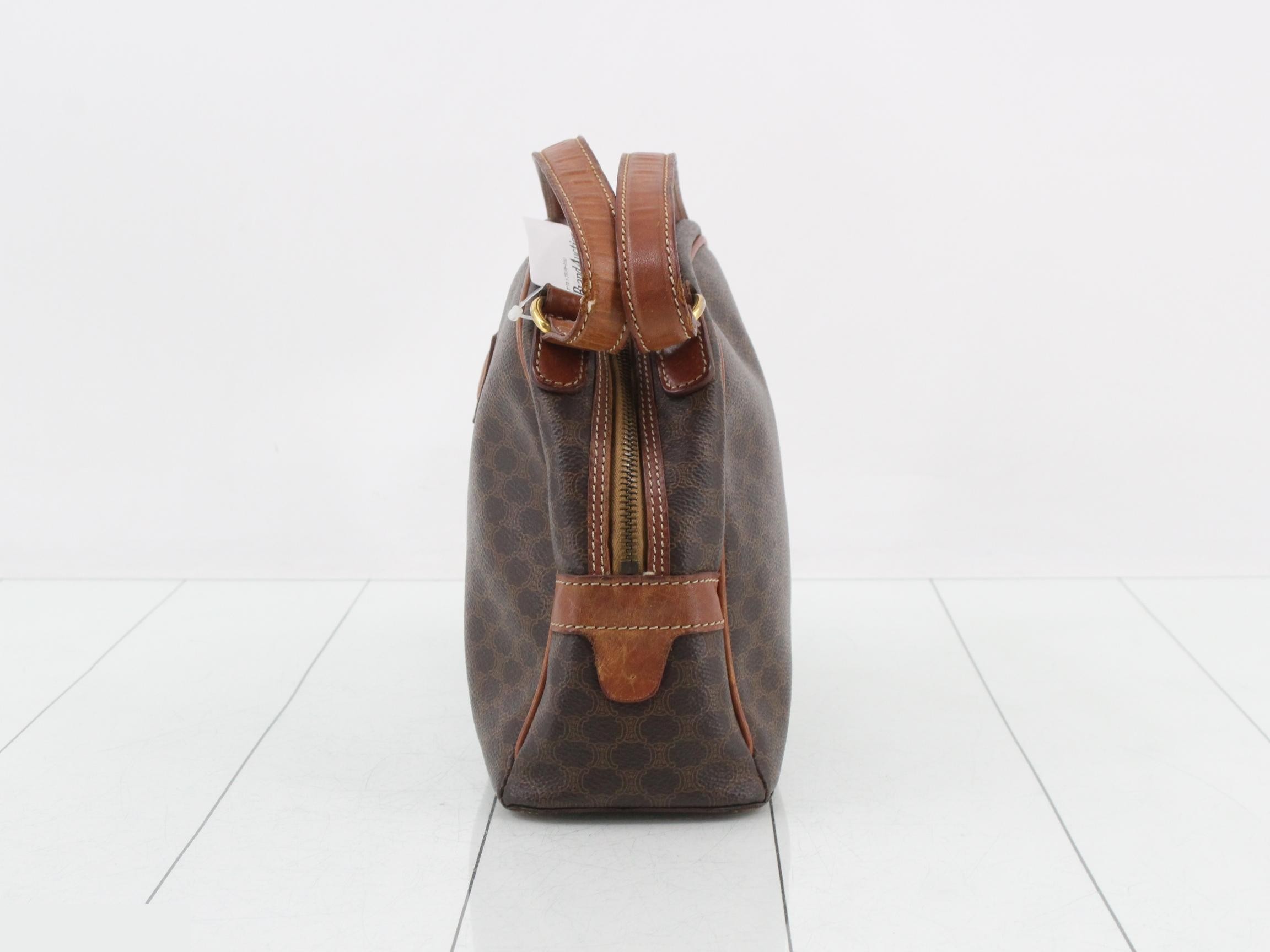 Macadam handbag, brown, PVC — view 3