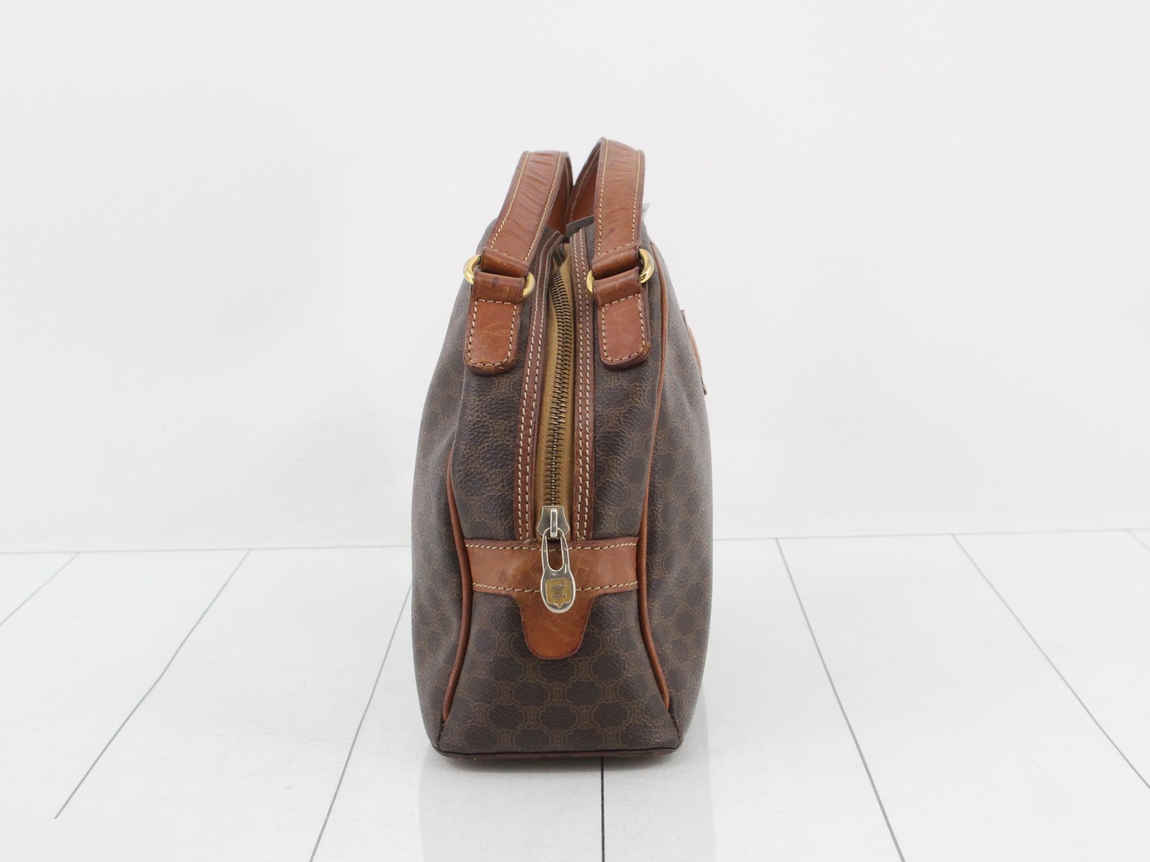 Macadam handbag, brown, PVC — view 4