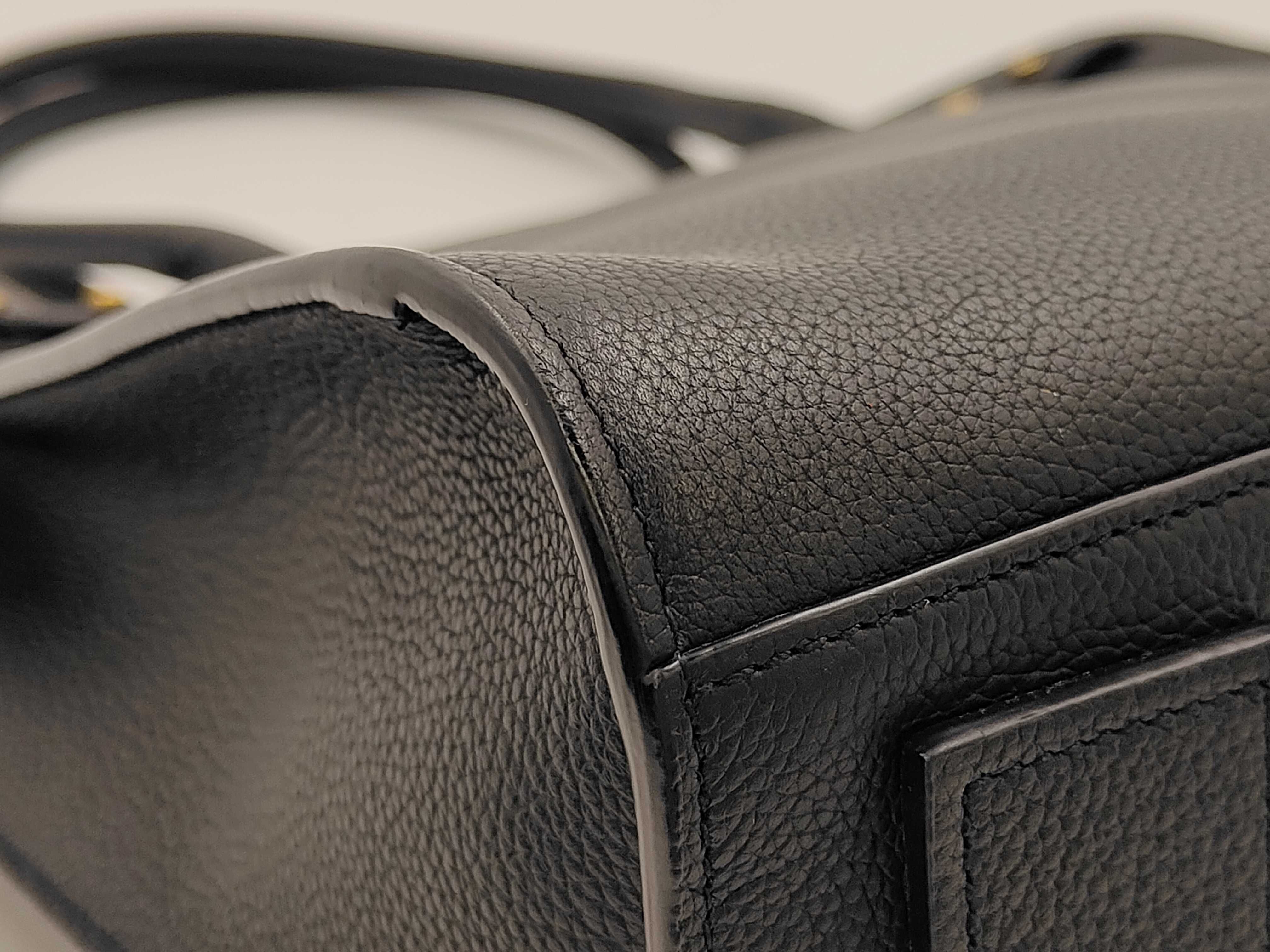 647168 Sac de Jour Souple Leather Tote Bag, Black — view 6