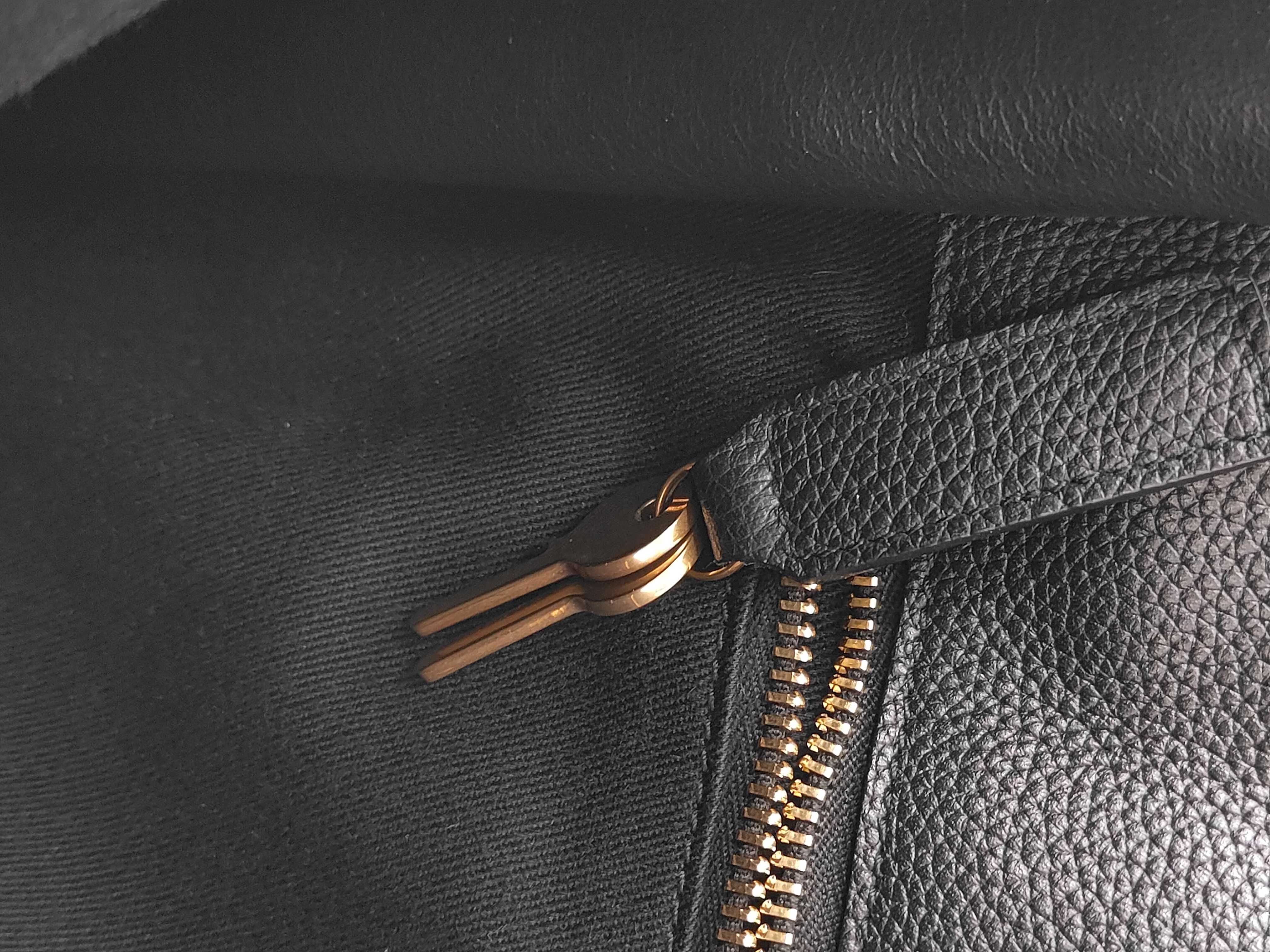 647168 Sac de Jour Souple Leather Tote Bag, Black — view 10