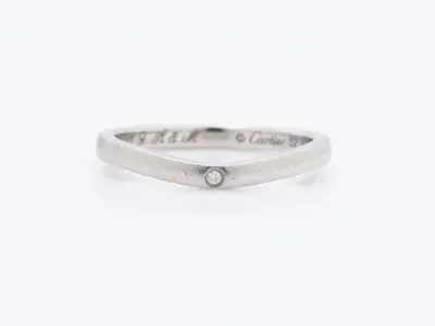 Other items in the line: Precious metal rings, Pt900, diamond, 3.4g, size #52