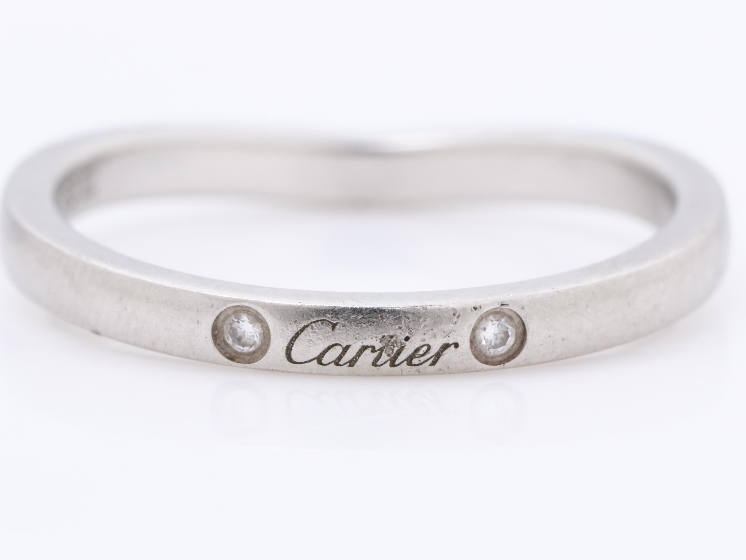 Other items in the line: Precious metal rings, Pt900, diamond, 3.4g, size #52 — view 3