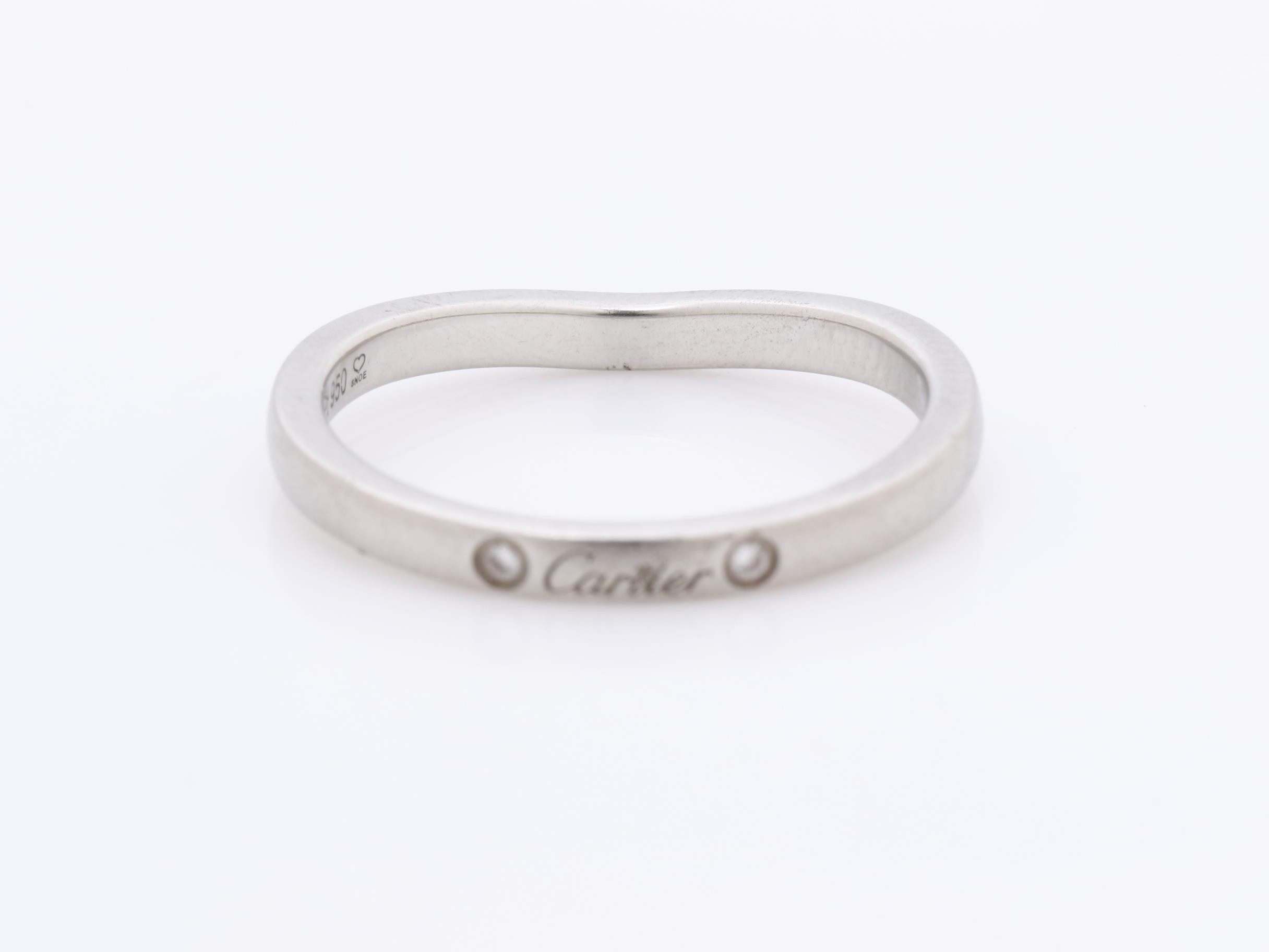 Other items in the line: Precious metal rings, Pt900, diamond, 3.4g, size #52 — view 4