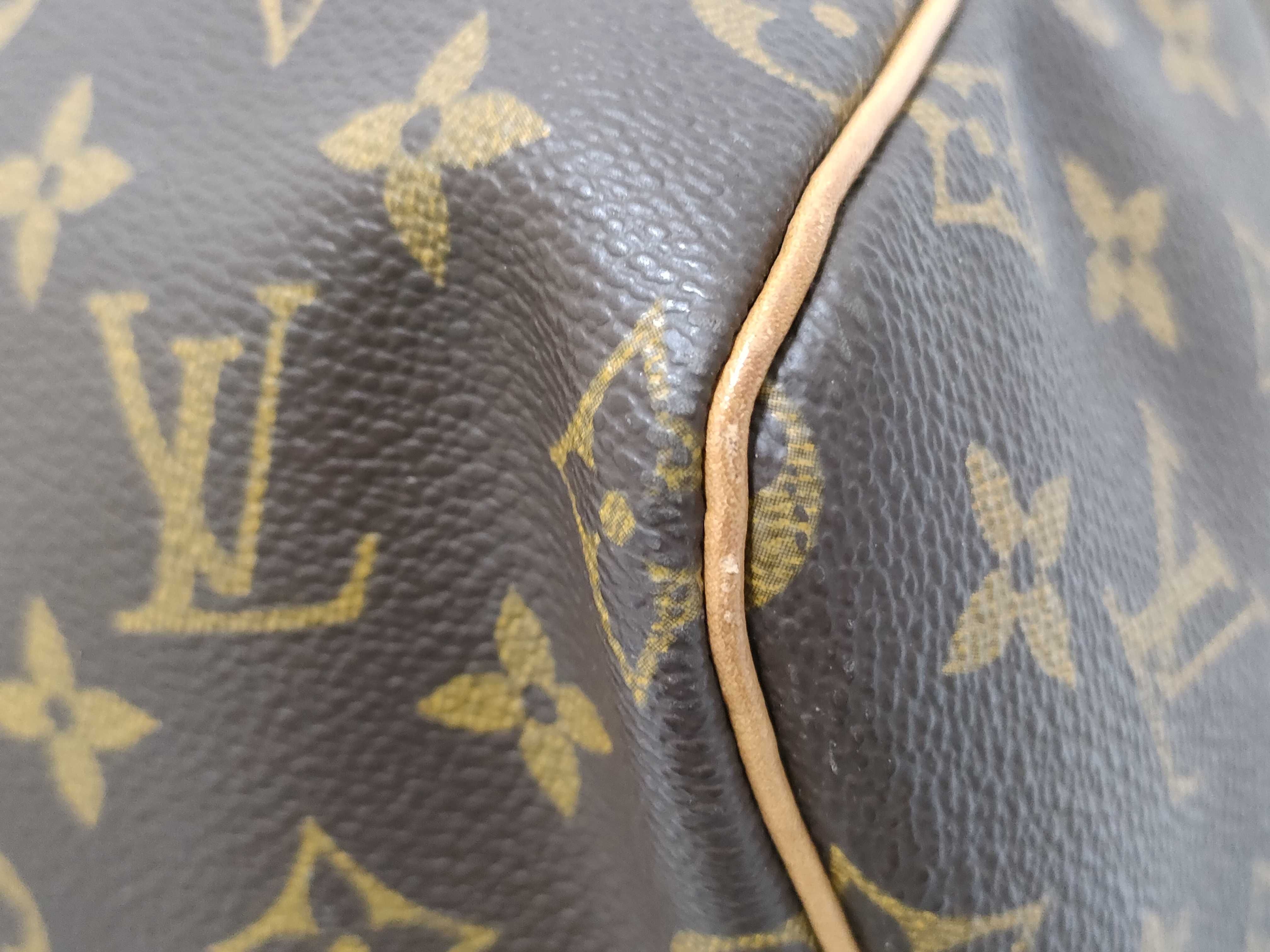 Monogram Vuitton Keepall Bandoulière 55 Boston Bag — view 8