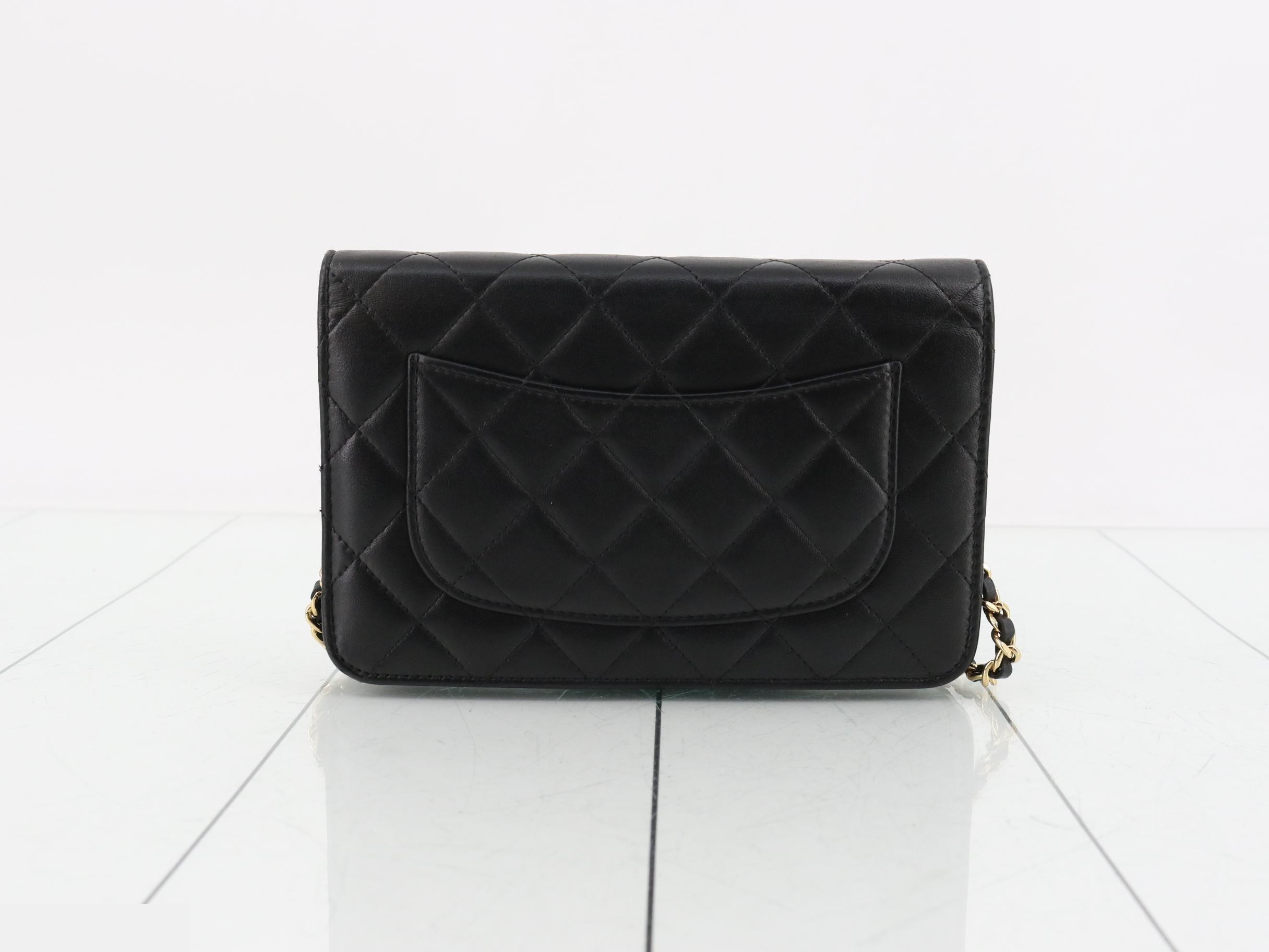 Chain Wallet Matelassé — view 2